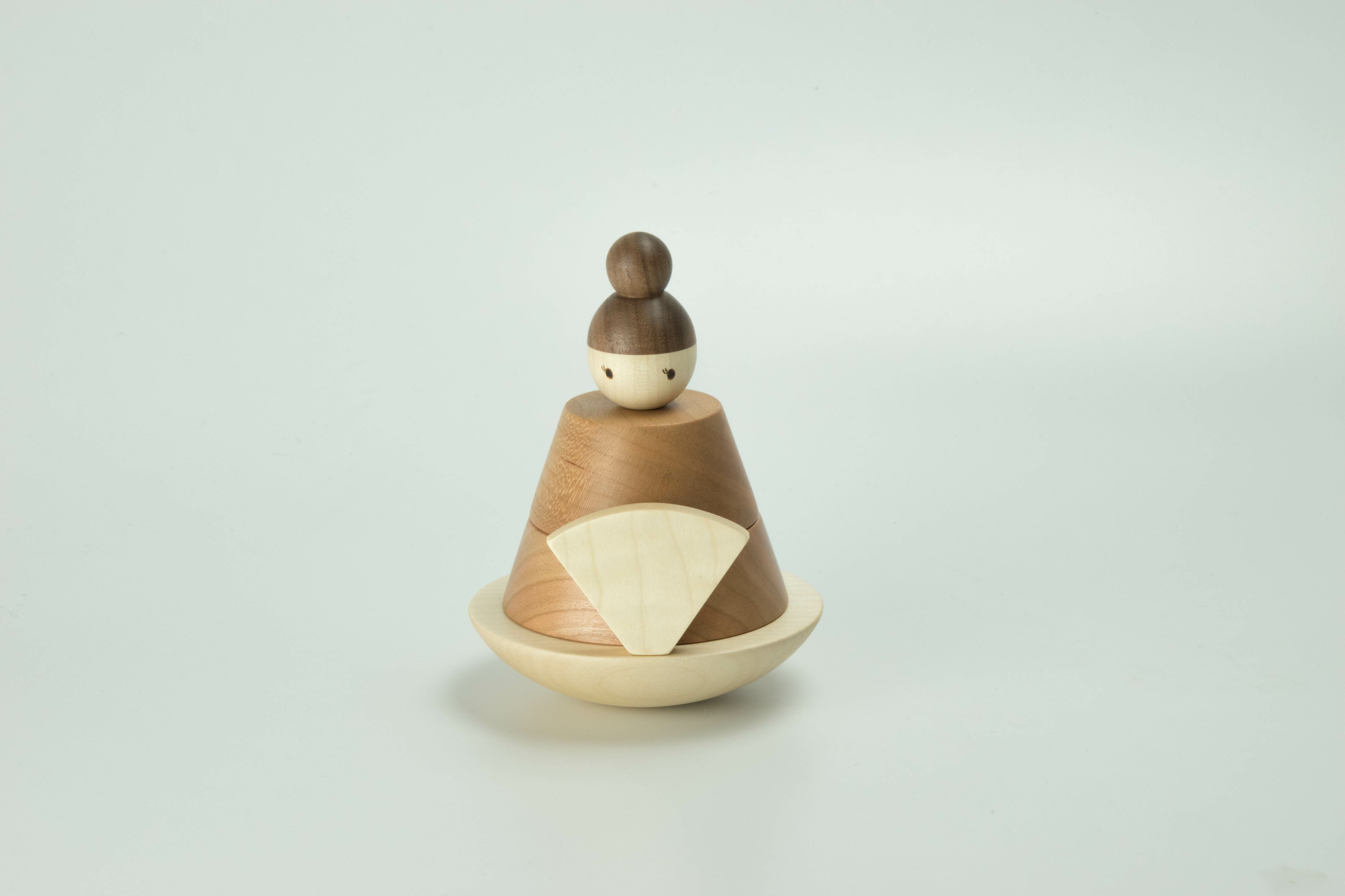 きのいいお雛さま】木製雛人形 ・ハンドメイドひな人形・ 初節句