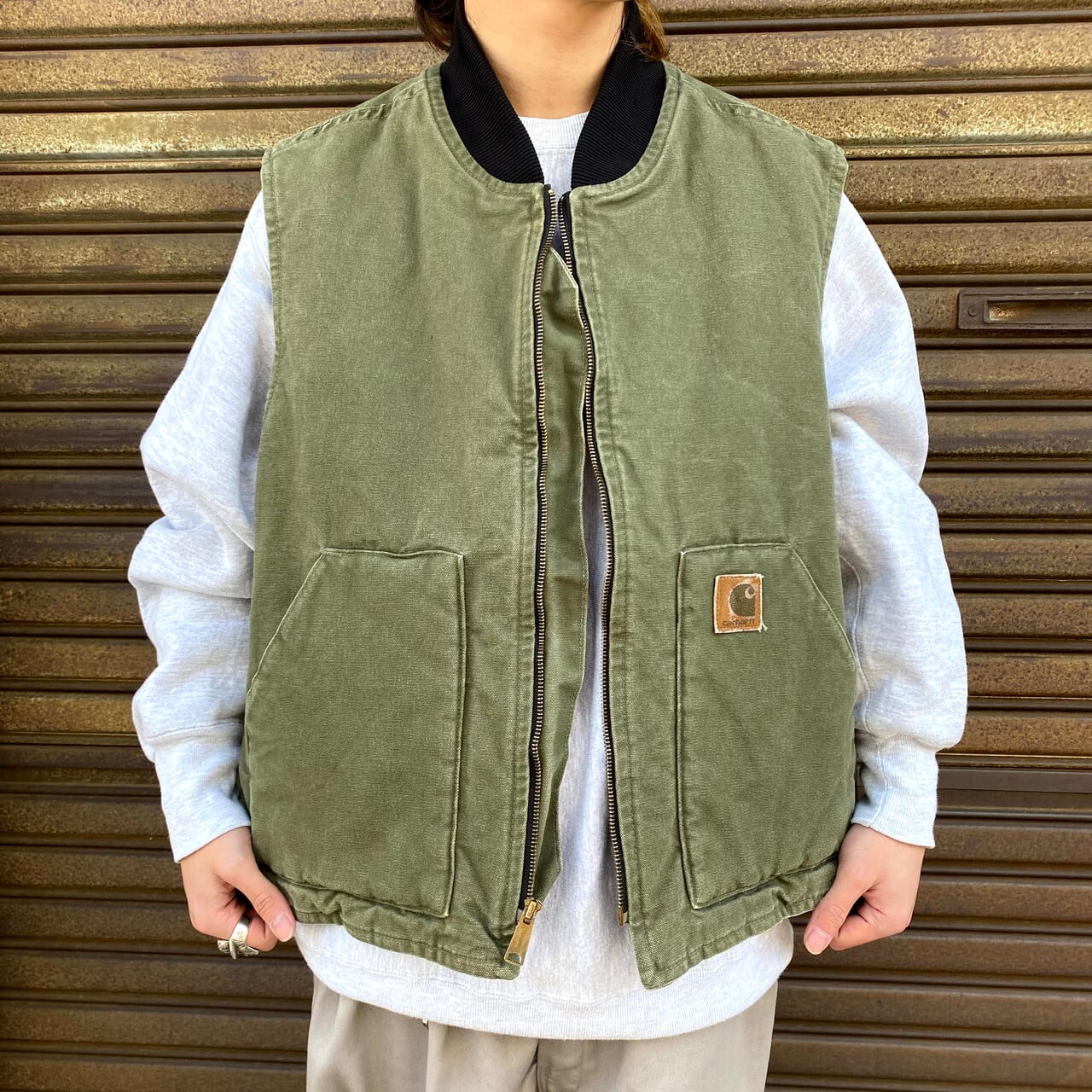 Carhartt カーハート ダック地 ワークベスト メンズ2XL相当 古着