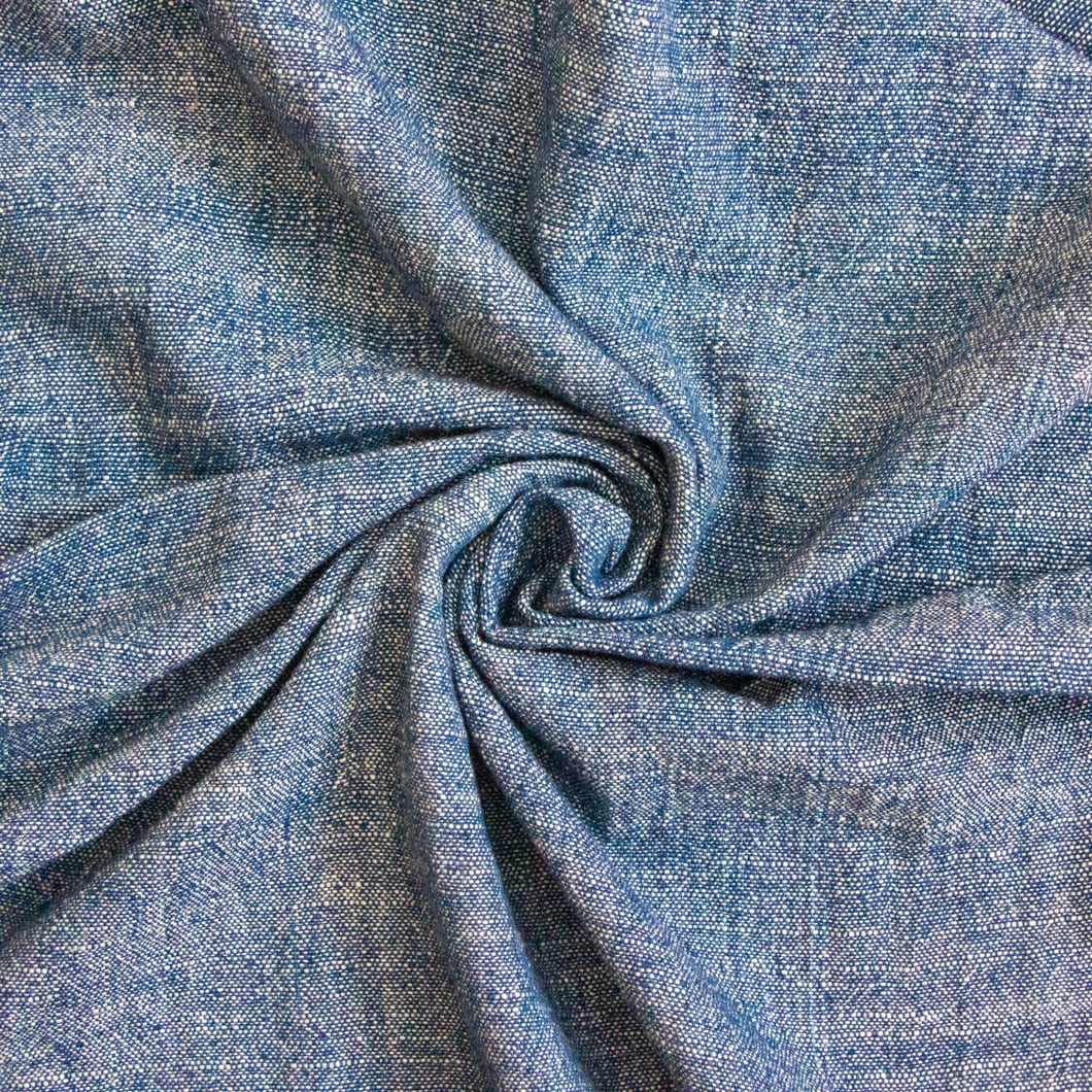 ラオス×手染め手織りの生地（藍5） | アジアンファブリックA＆Y