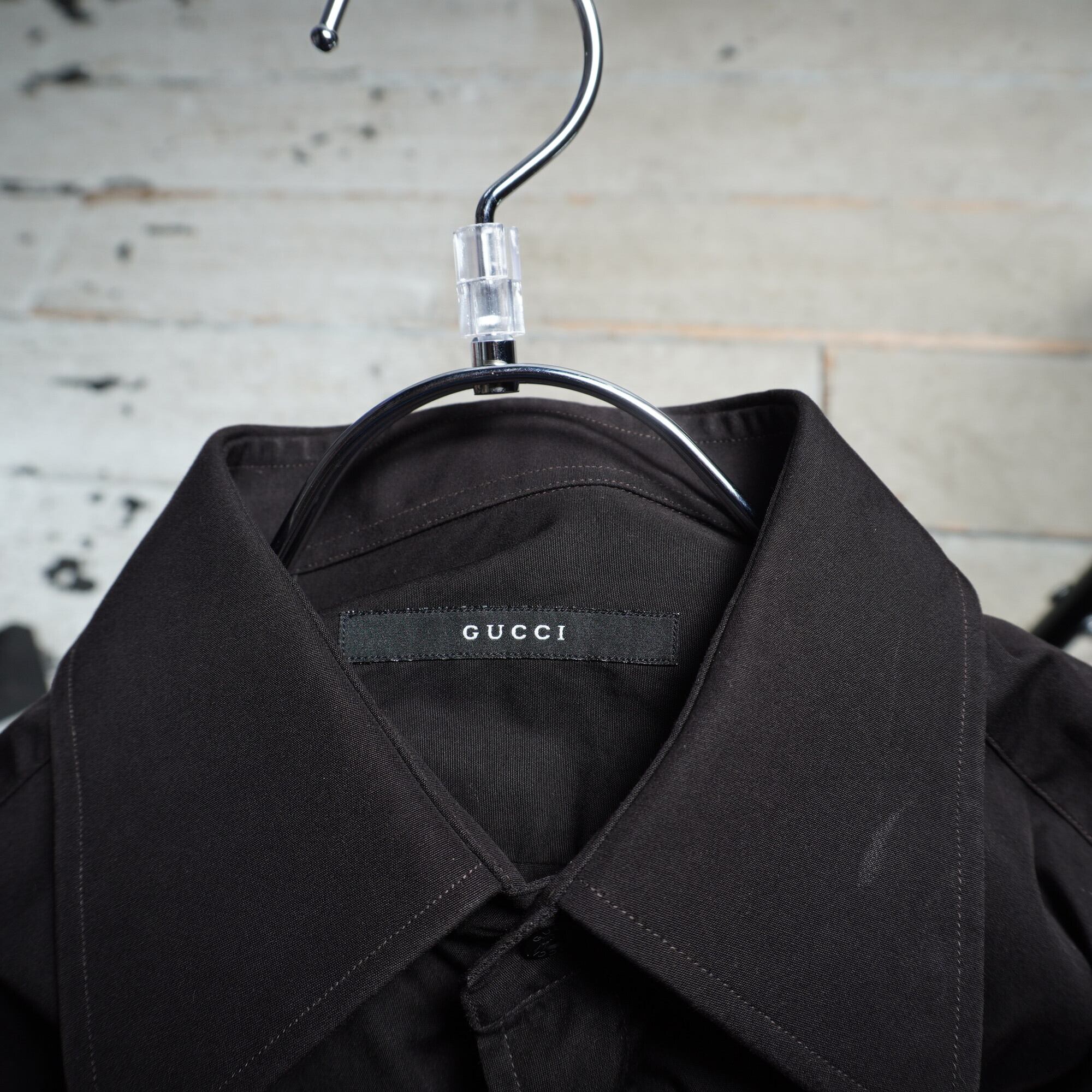 GUCCI】グッチ トムフォード期 シャツ black | ブランド古着屋 Jesus