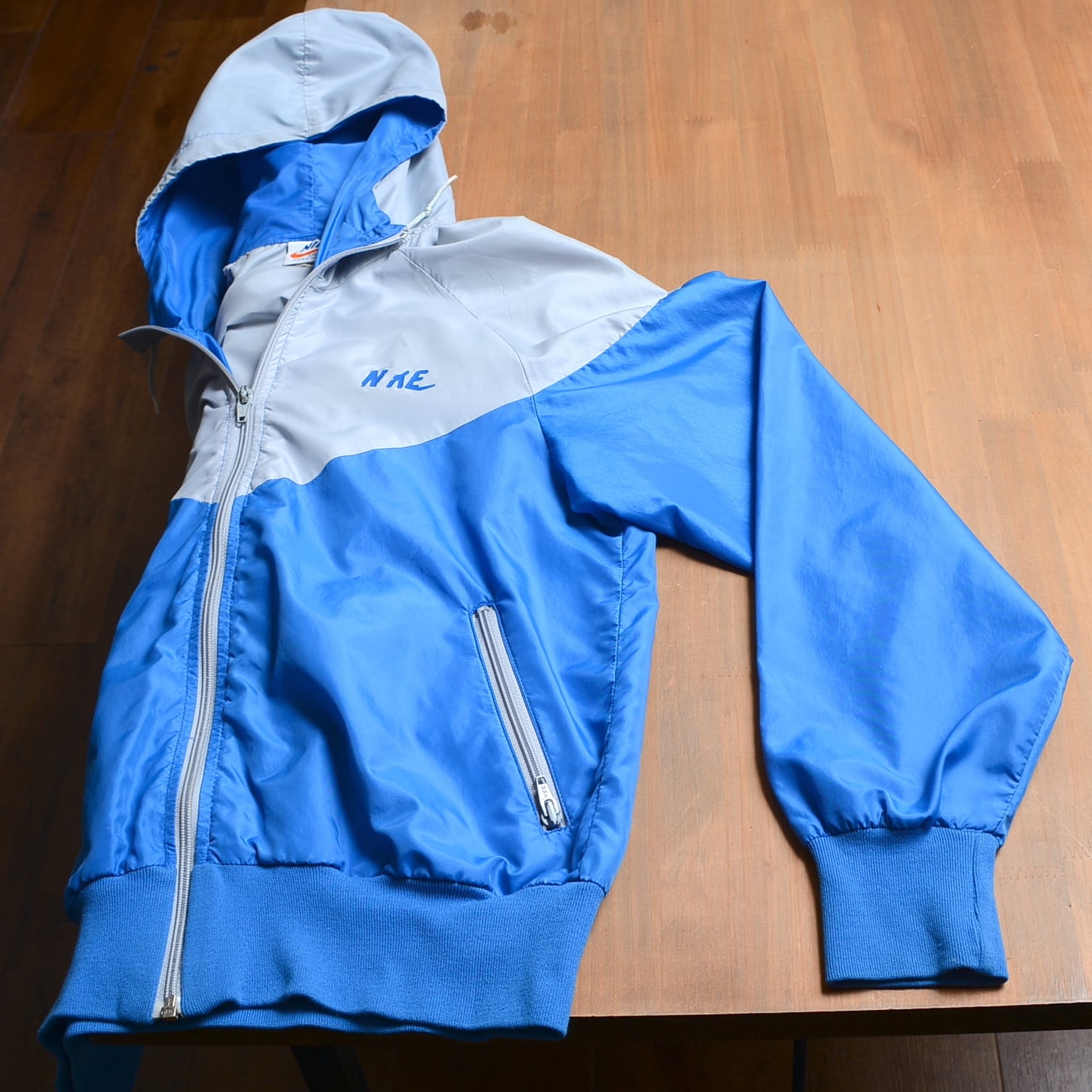 70s NIKE 希少 オレンジタグ ナイロンジャケット メイドイン USA S