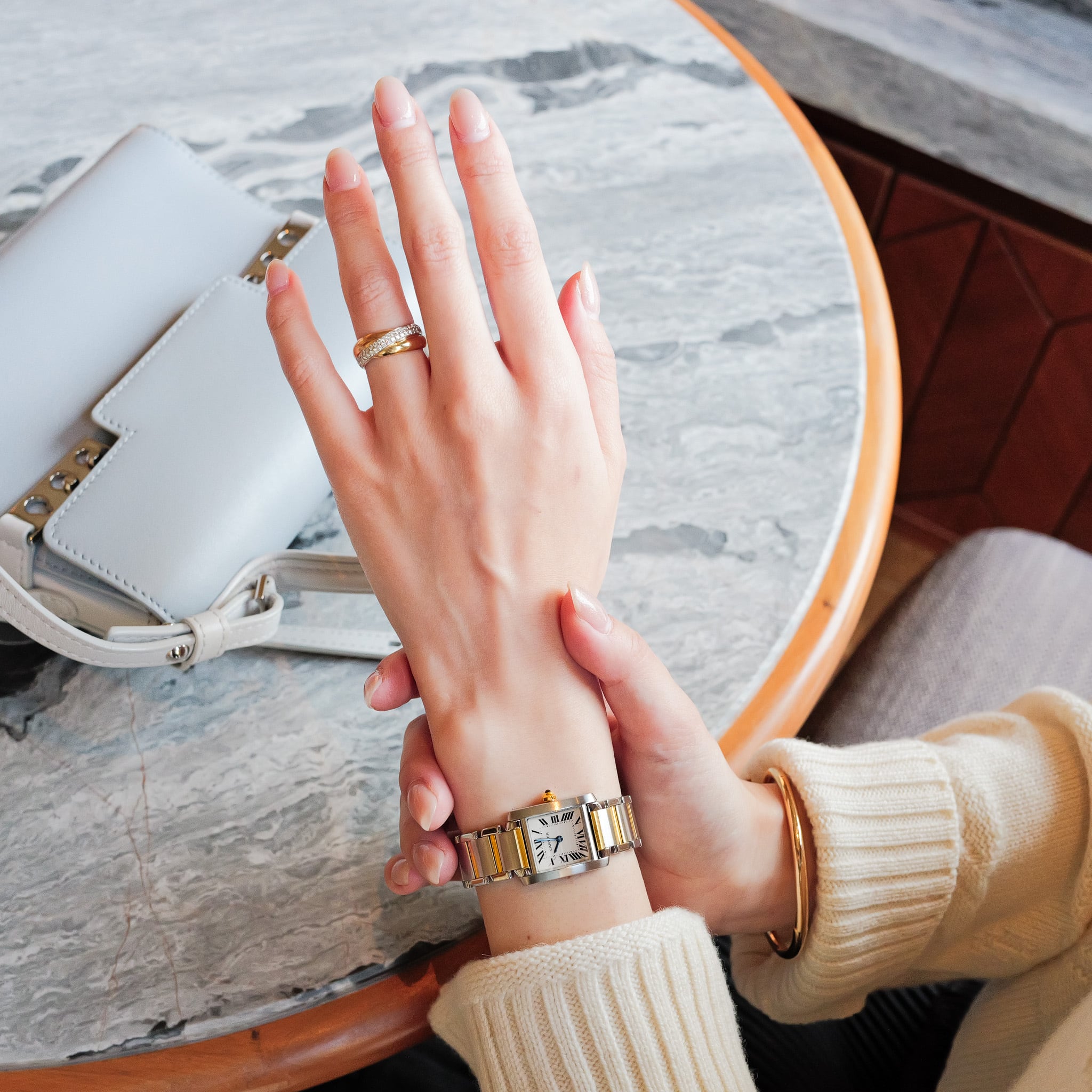 カルティエ タンクフランセーズ SM コンビ | Ante Official select