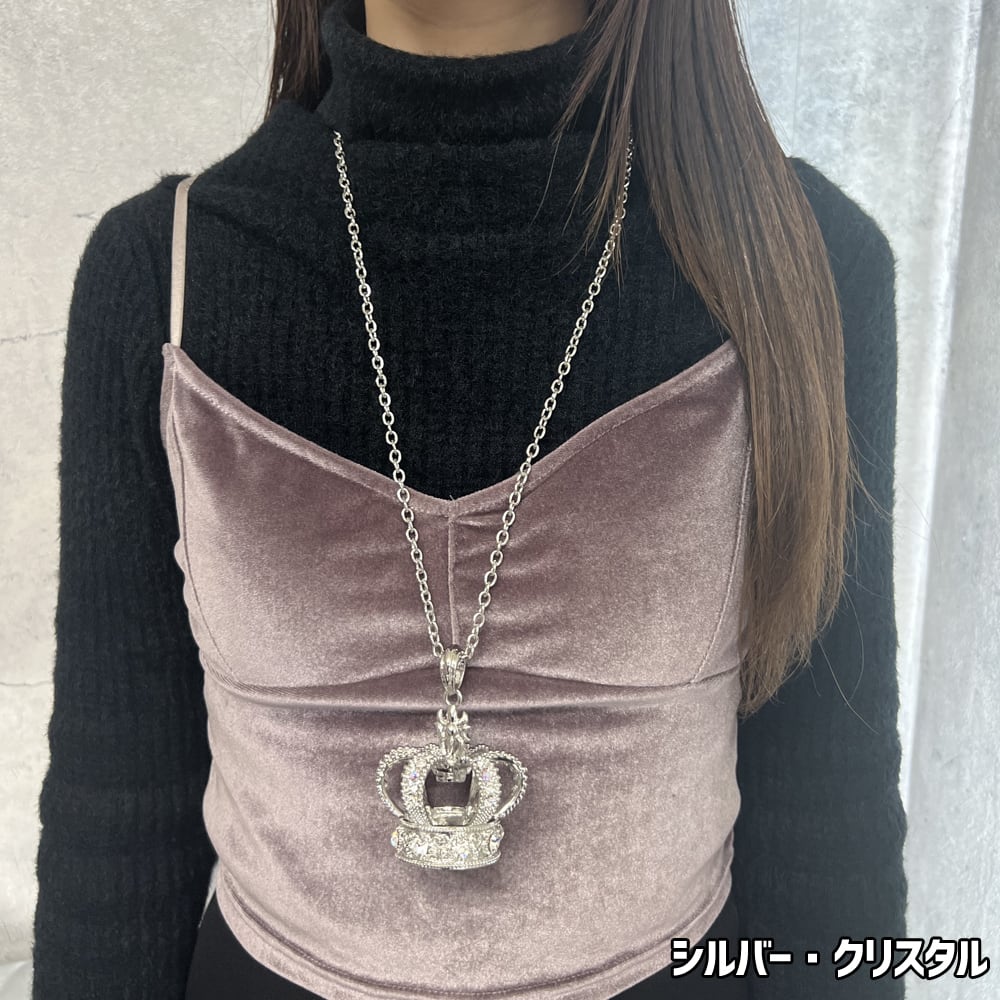 BSN-006】ビッグクラウンネックレス | 原宿 竹下通り アクセサリー
