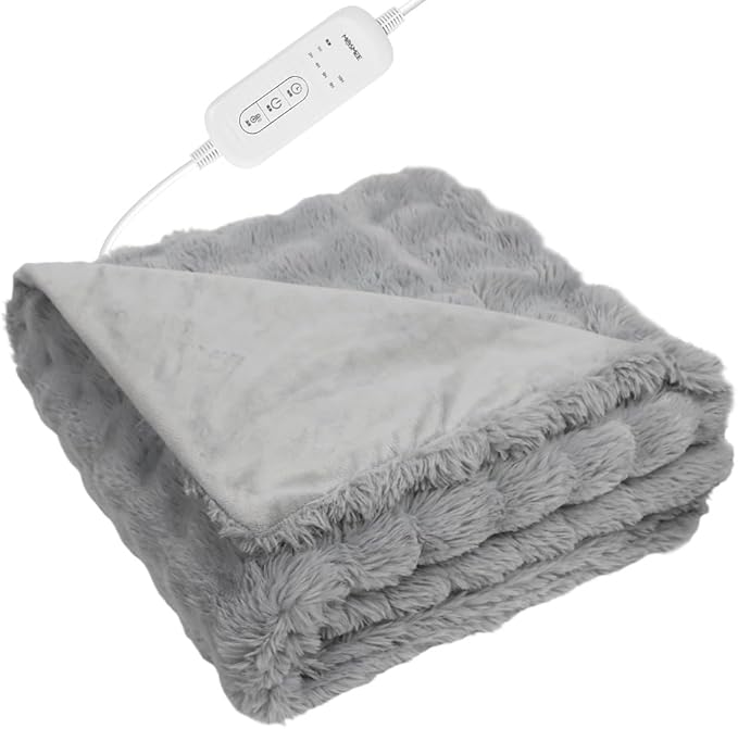 MOSMEE 電気毛布 【表面兎毛調+裏面ポリエステル素材】 190 130cm