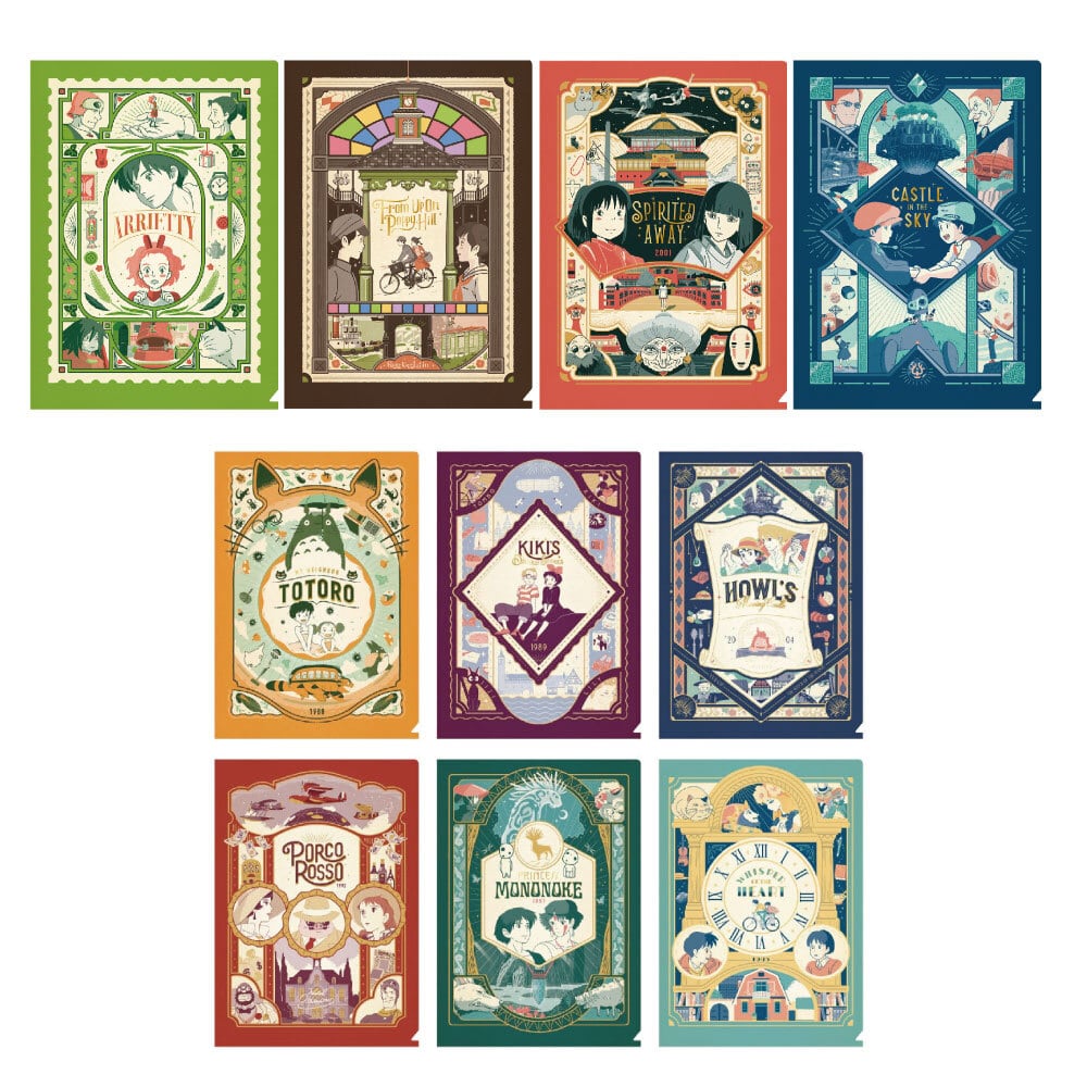 千と千尋の神隠し A4クリアファイル レトロフレーム（3783） | す