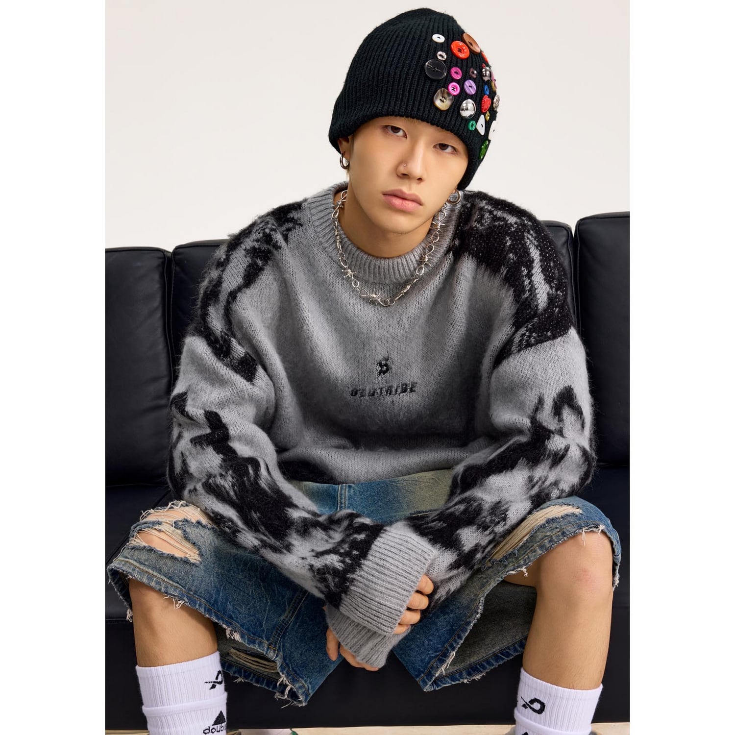 ストリート 刺繍 セーター T1223 | wshot