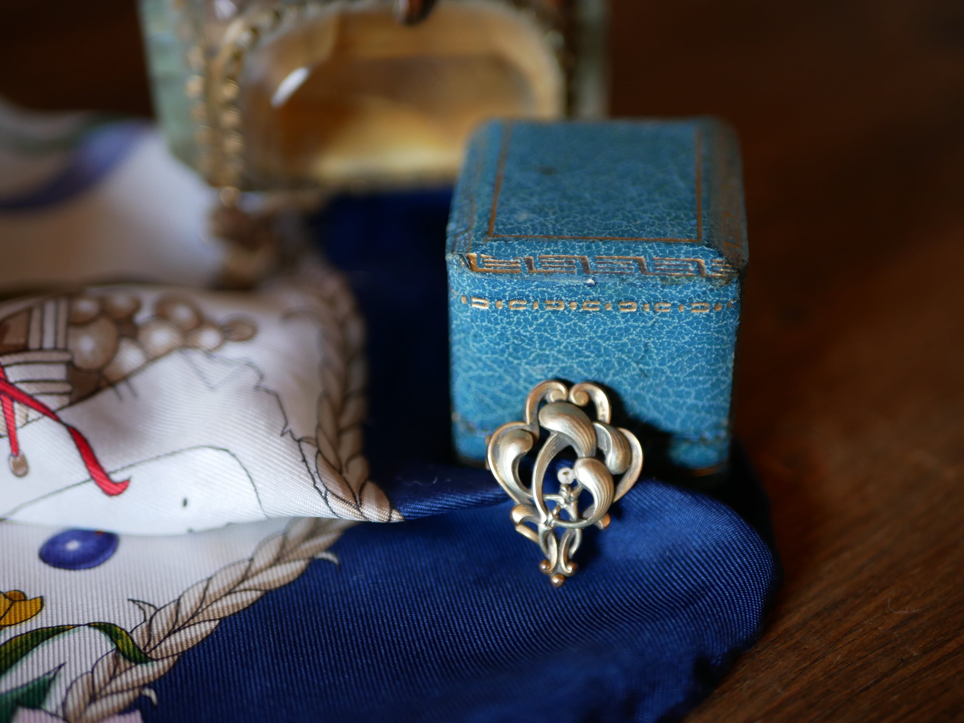 FIX 宿り木 ヤドリギ ブローチ フランスアンティーク | フランス