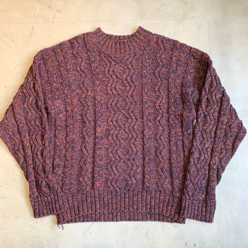 80's L.L.BEAN エルエルビーン バーズアイ ノルウェージャンセーター