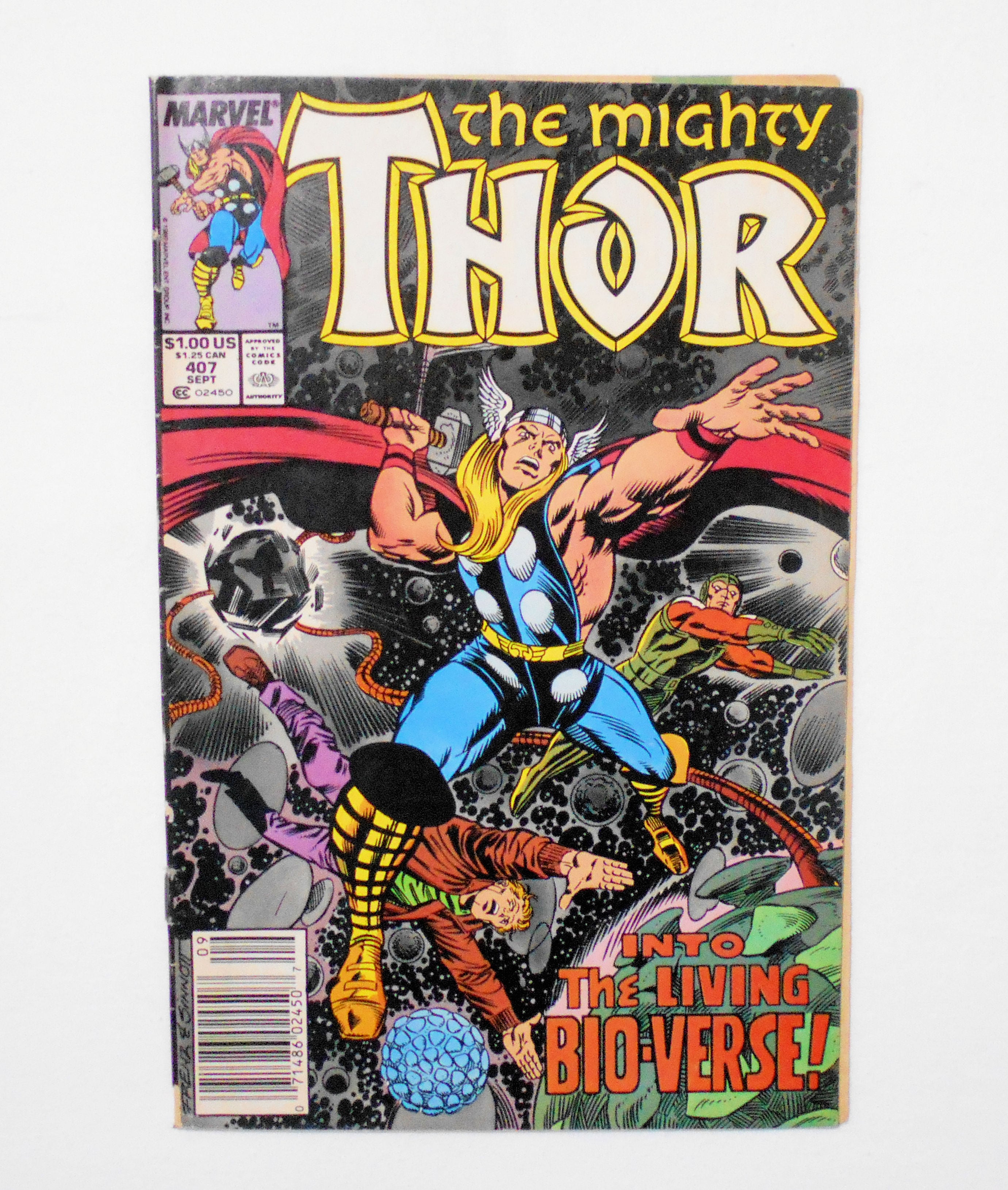 マイティ・ソー THE MIGHTY THOR】 VOL.1 NO.407 MARVEL ＜1989年