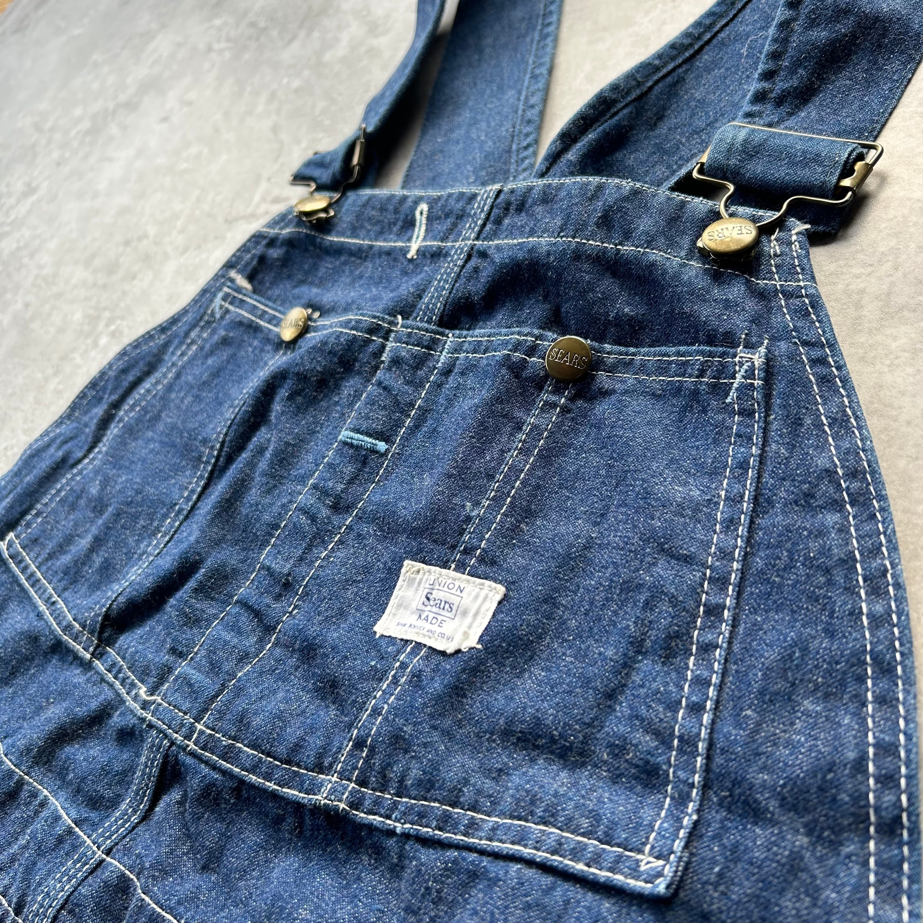 60s sears シアーズ オーバーオール 36-38w相当 濃紺 | 東京準備室