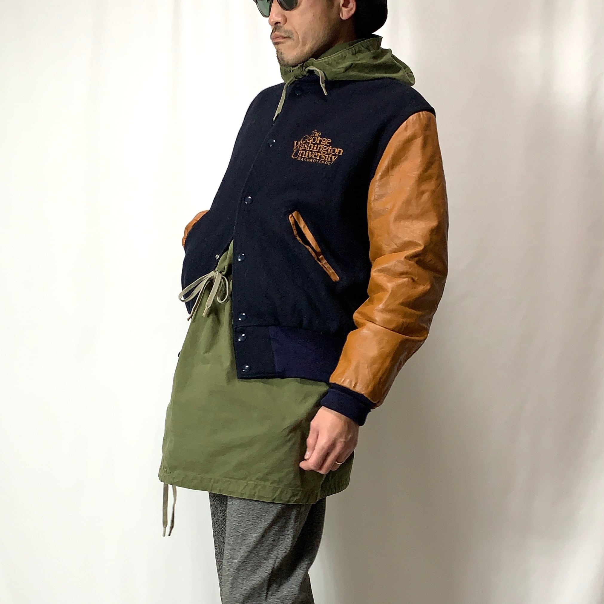 vintage old 70s 80s Holloway award jacket varsity jacket MADE IN