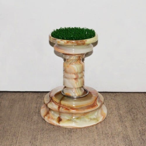 完売】ファルコンブロック【超特大総大理石・大型猛禽用】約9.0kg