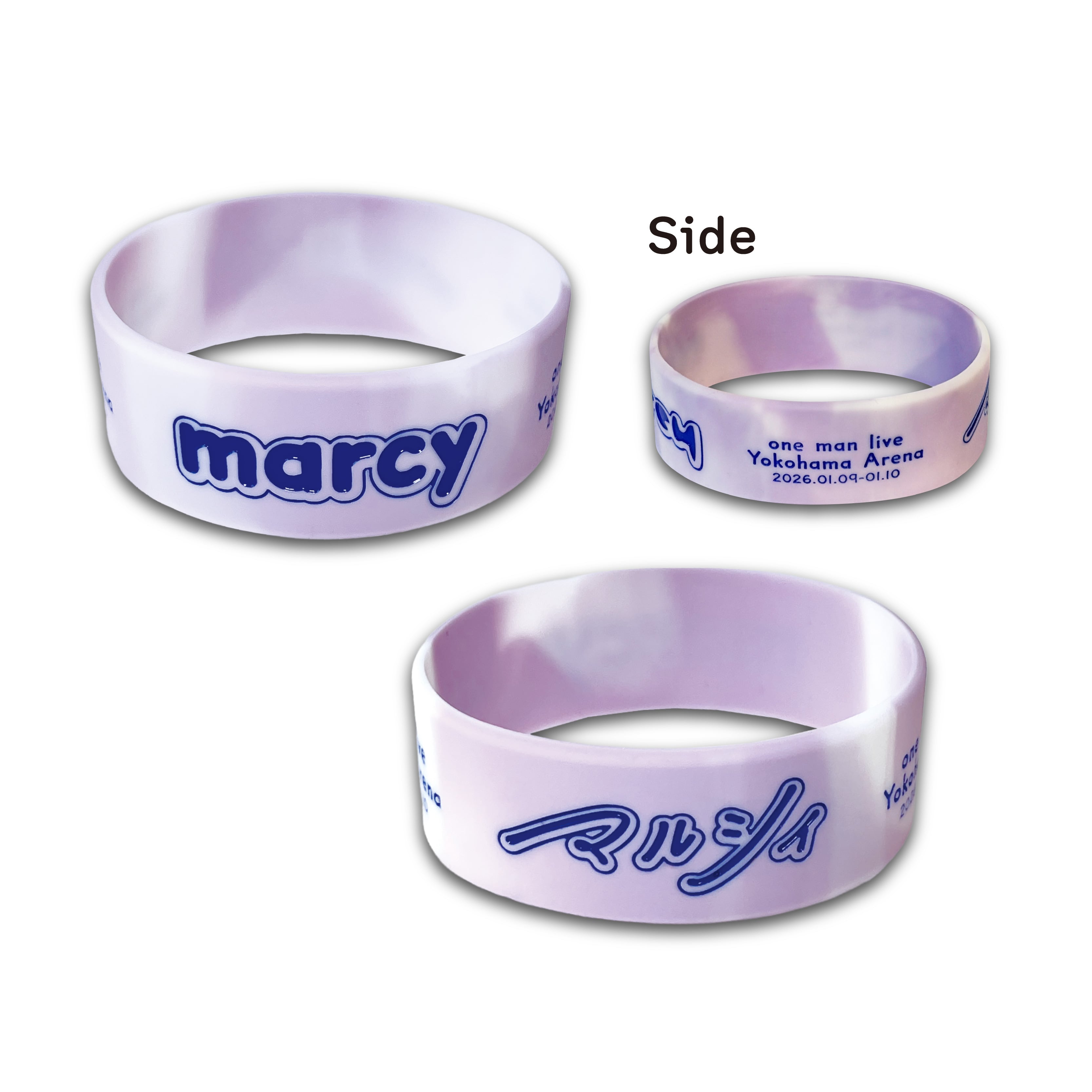 冬の横浜アリーナ ラバーバンド ミックスパープル | Marcy Official Goods