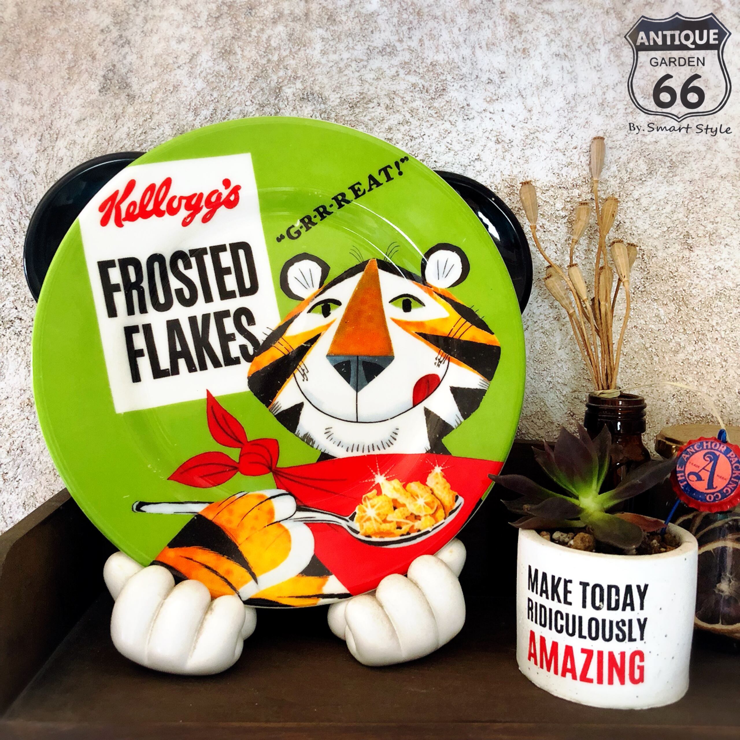 ケロッグ アメリカンヴィンテージ トニーザタイガー 絵皿 プレート