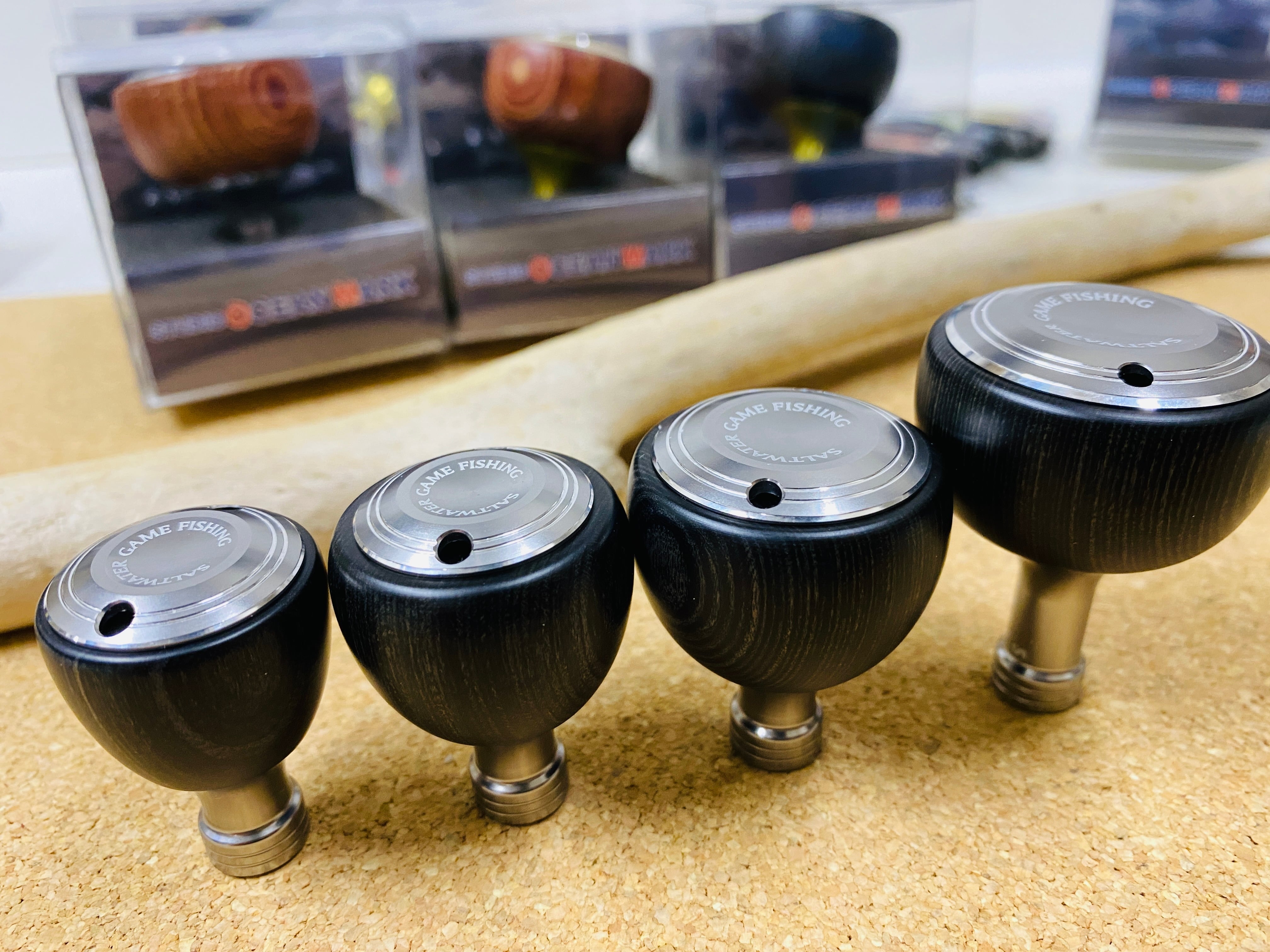 STUDIO OCEAN MARK HN AC25/S ウッドハンドルノブ | Fishing Tackle