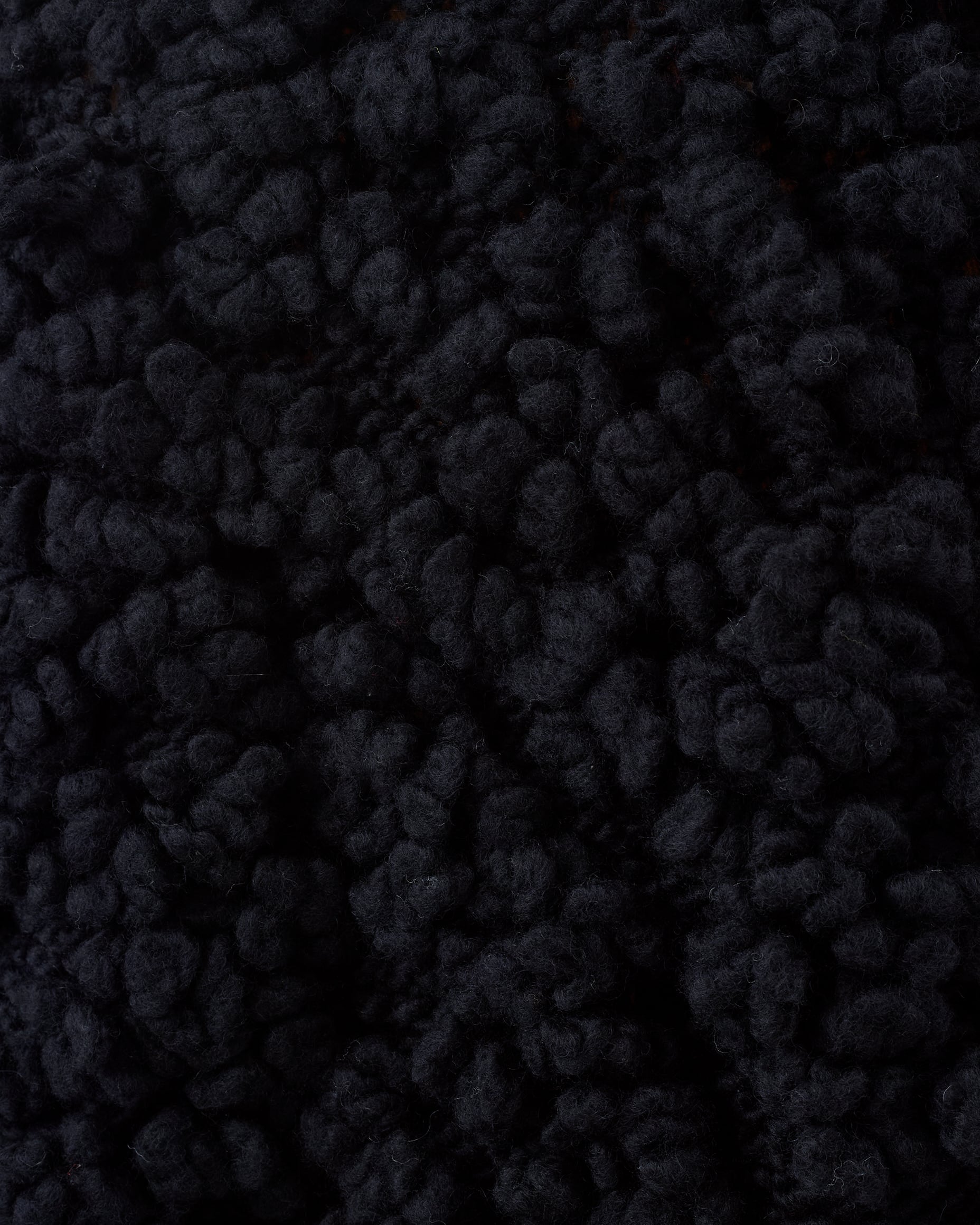 マシュマロニットカーディガン Teddy ブラック | Cygne