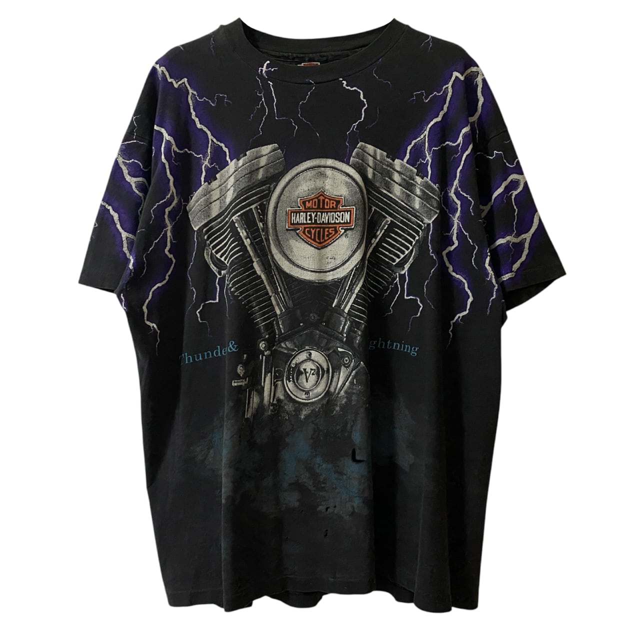Harley Davidson 90s Thunder & Lightning Tee | Vintage High Line