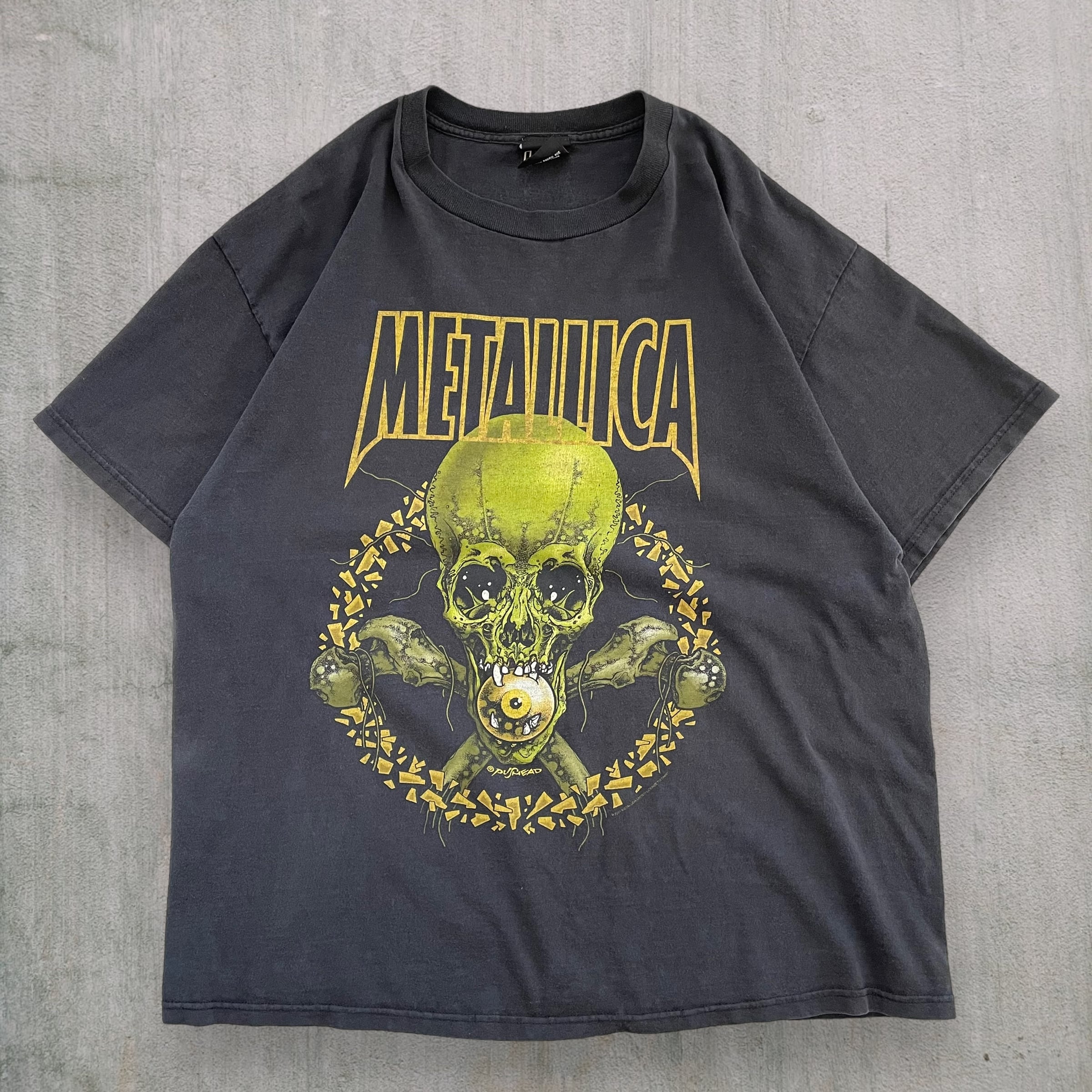 00s giant METALLICA “No leaf clover” pushead t-shirt | A46
