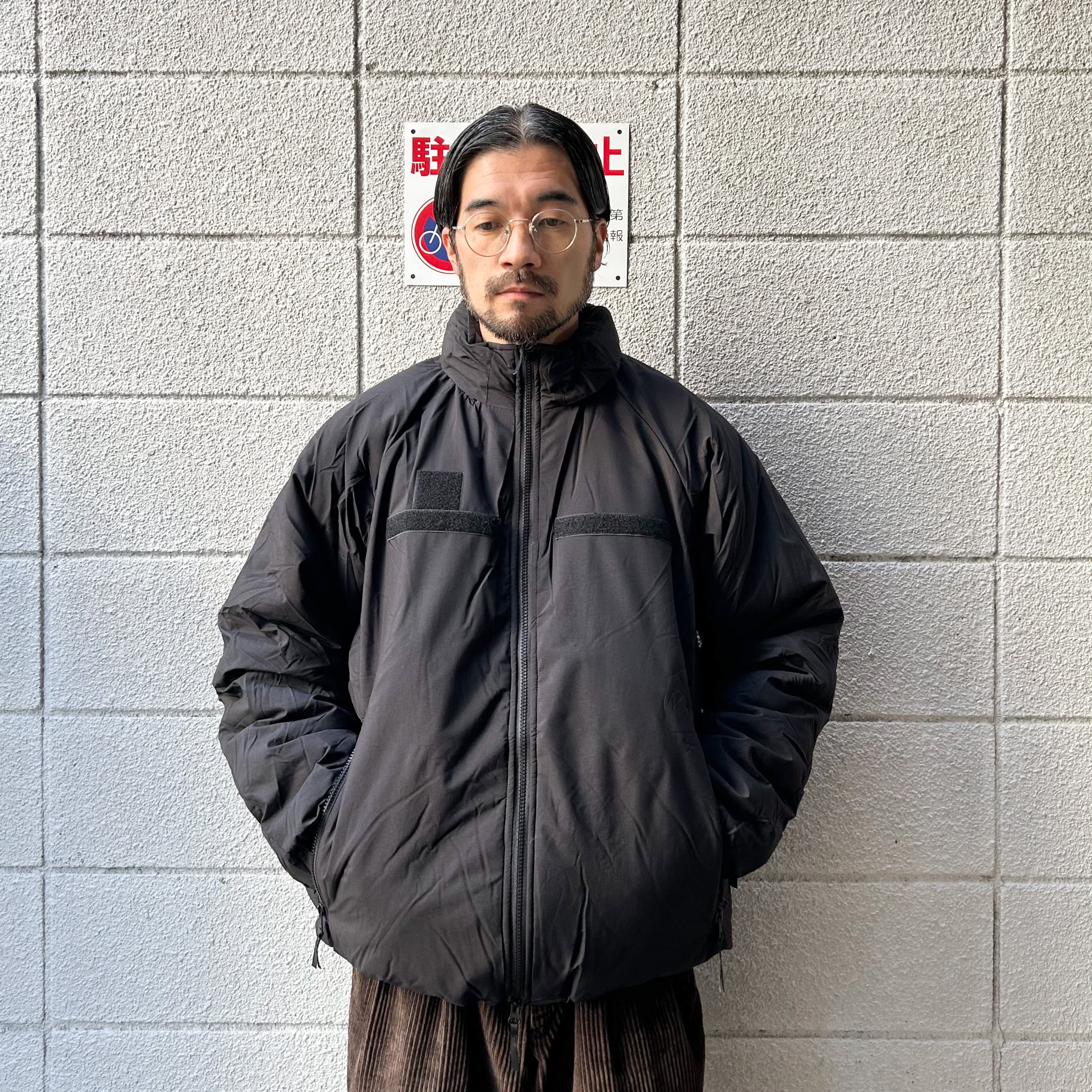 BAF社 ECWCS GEN3 LEVEL7 TYPE PRIMALOFT JACKET ベルクロ付き BLACK