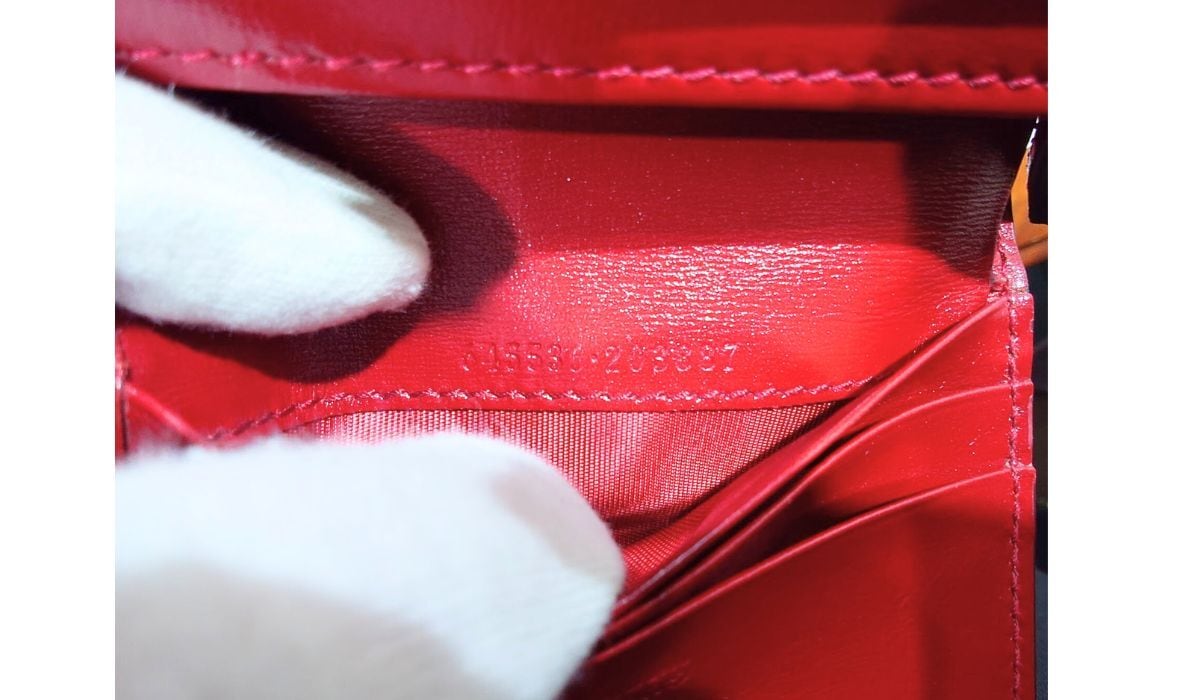 GUCCI グッチ ジャッキー 1961 ミニウォレット 二つ折り財布 レザー