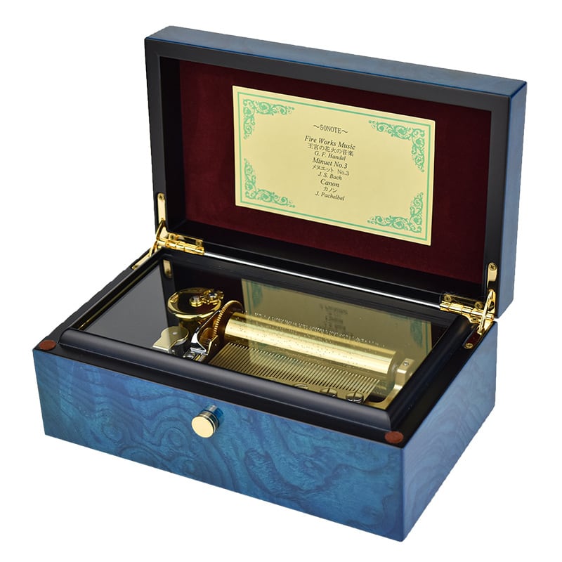 高級オルゴール 72弁 ウォールナット ♪カノン | オルゴールショップ