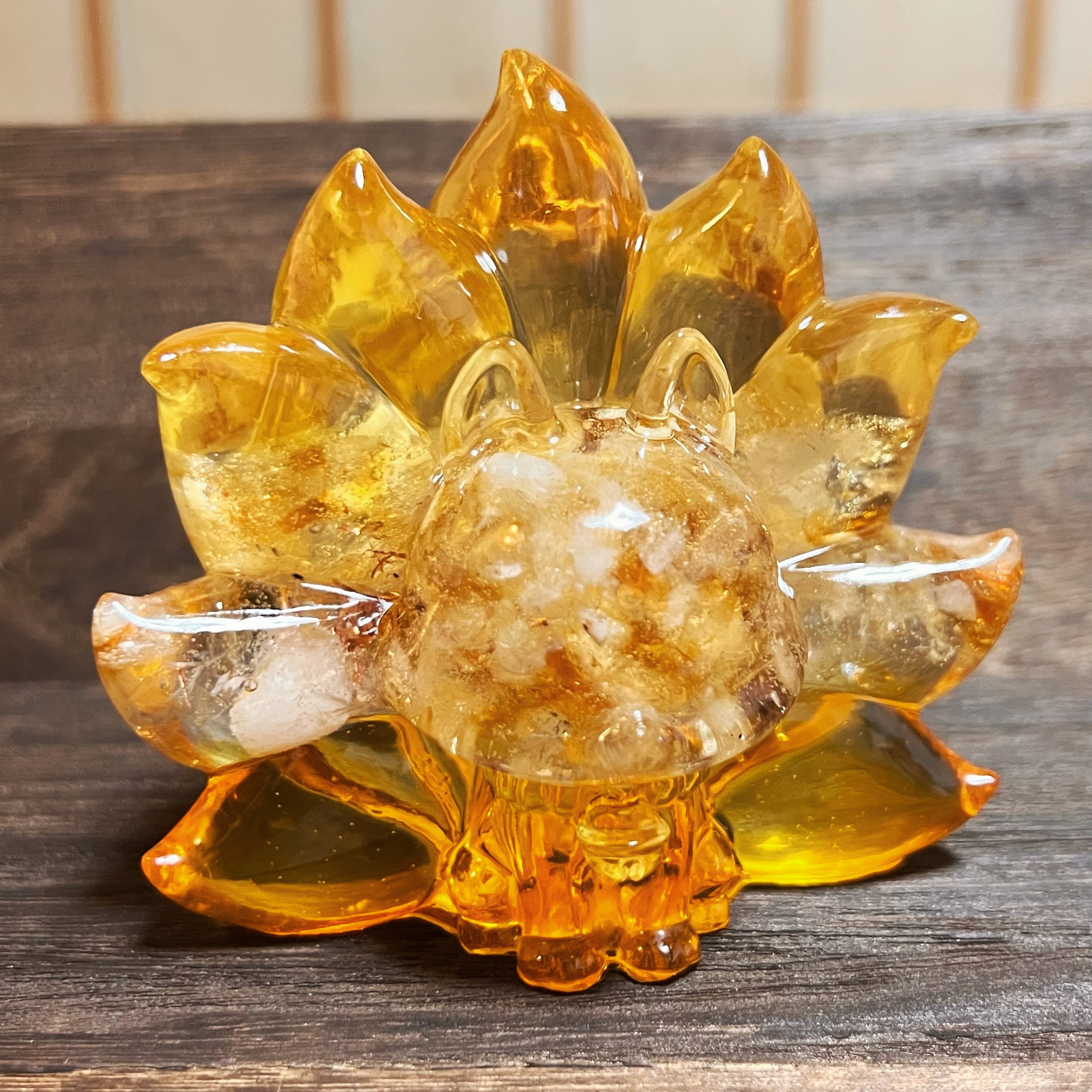 1点もの】九尾の狐オルゴナイト シトリン | オルゴナイト 通販 天然石