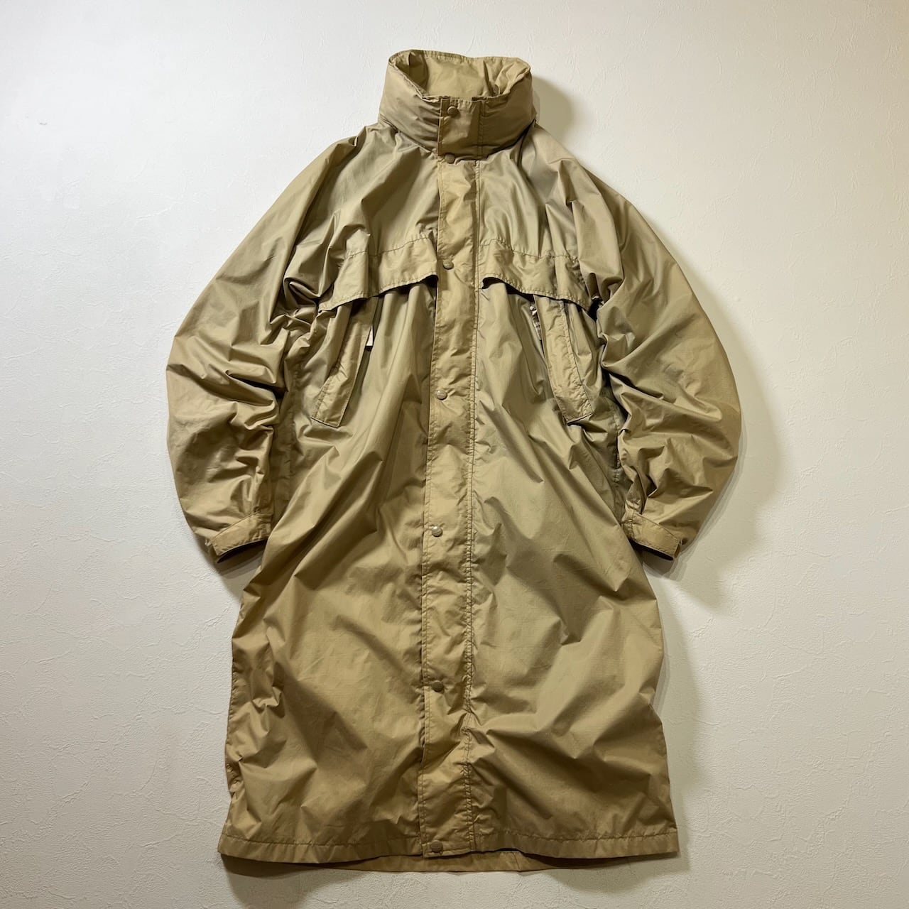 90s L.L.Bean ハイネック ドローコード ダブルジップ 裏地メッシュ