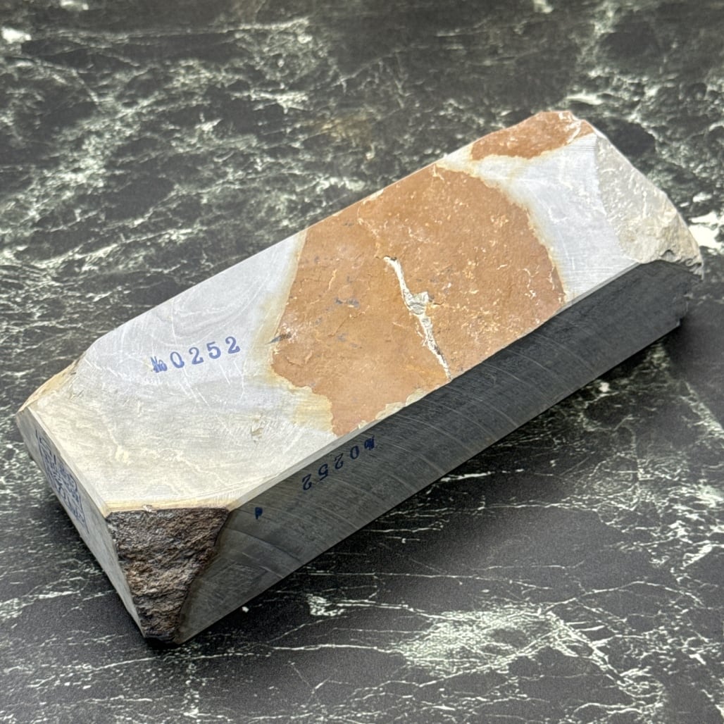 天然砥石 菖蒲谷尾崎 水浅黄血飛沫 八十切極上 1173g No.252 | 京都