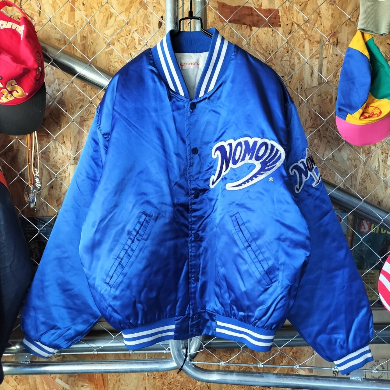 TOYOTA トヨタ 90s ヴィンテージ 野茂英雄 刺繍 スタジャン アワード