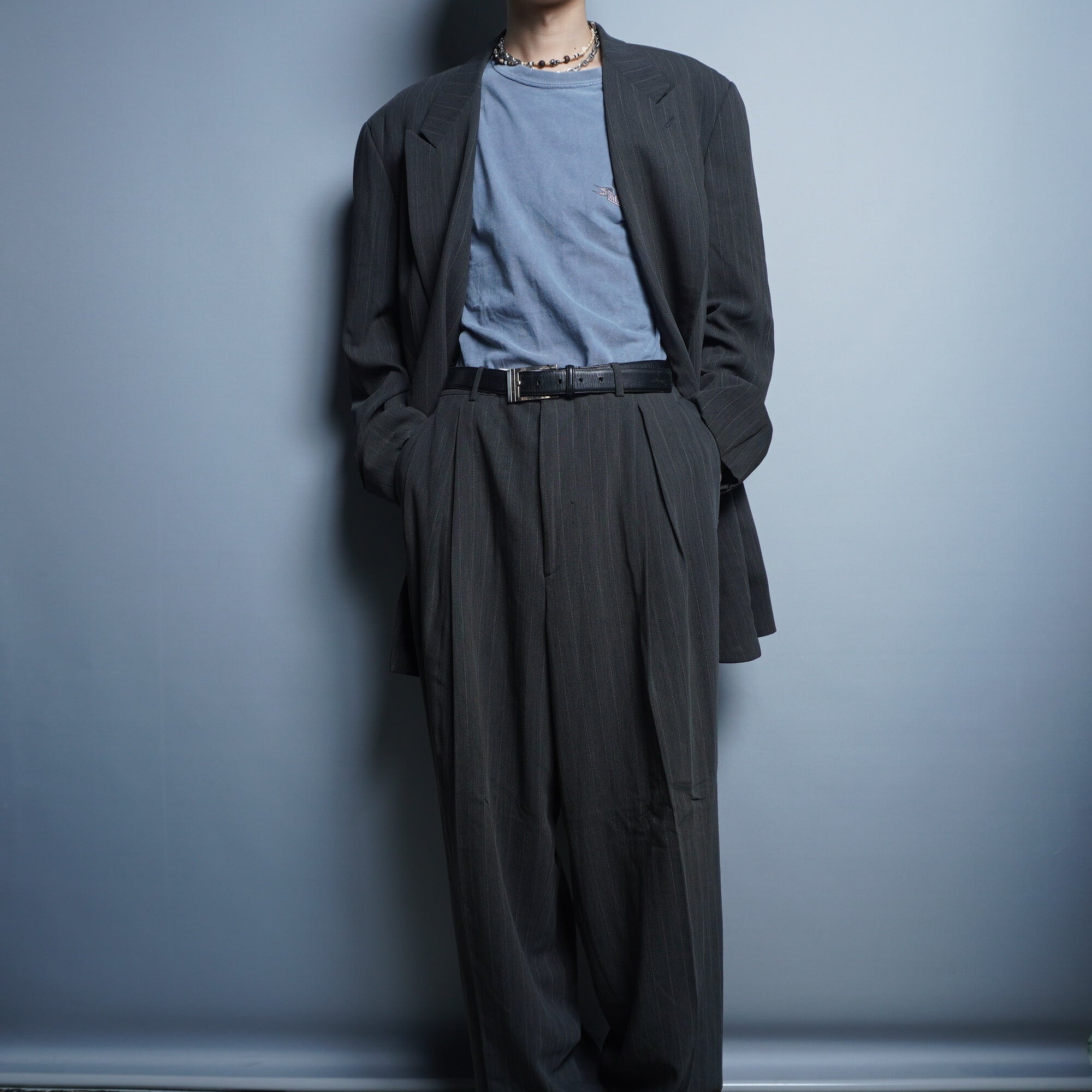 GIORGIO ARMANI】MULTI FABRIC DOUBLE SETUP SUIT ジョルジオ