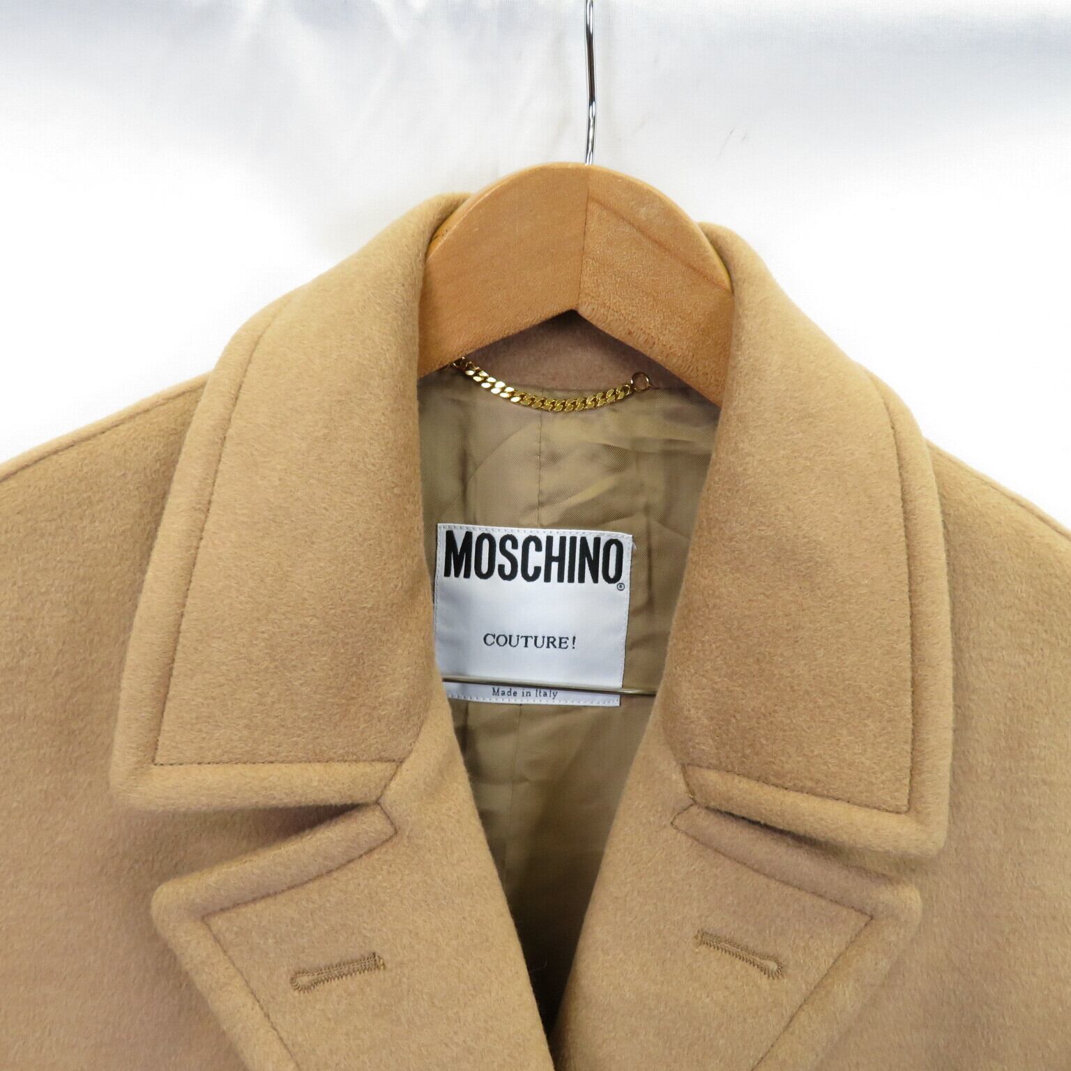 MOSCHINO COUTURE カシミヤウール ロング コート size40/モスキーノ