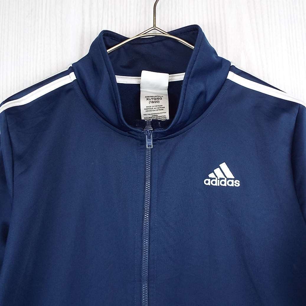 トラックジャケット】adidas アディダス 胸ロゴ スリーストライプ
