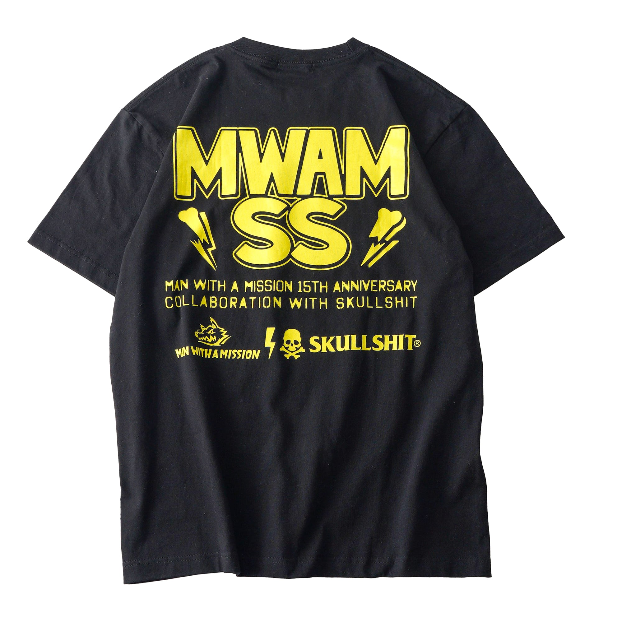 MAN WITH A MISSION × SKULLSHIT 15th AnniversaryコラボTシャツ