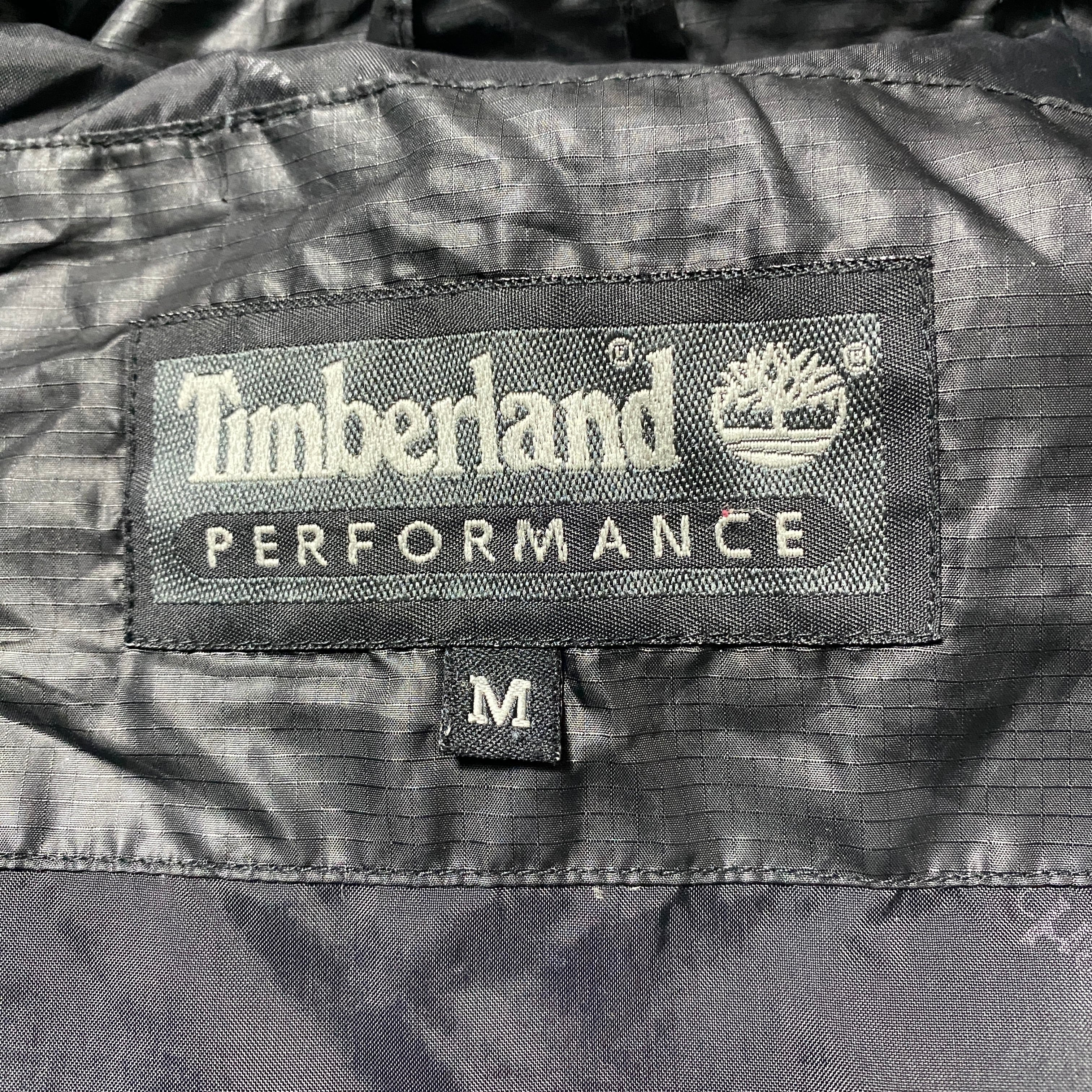 90's Timberland ティンバーランド 刺繍ワンポイント ブラック 黒