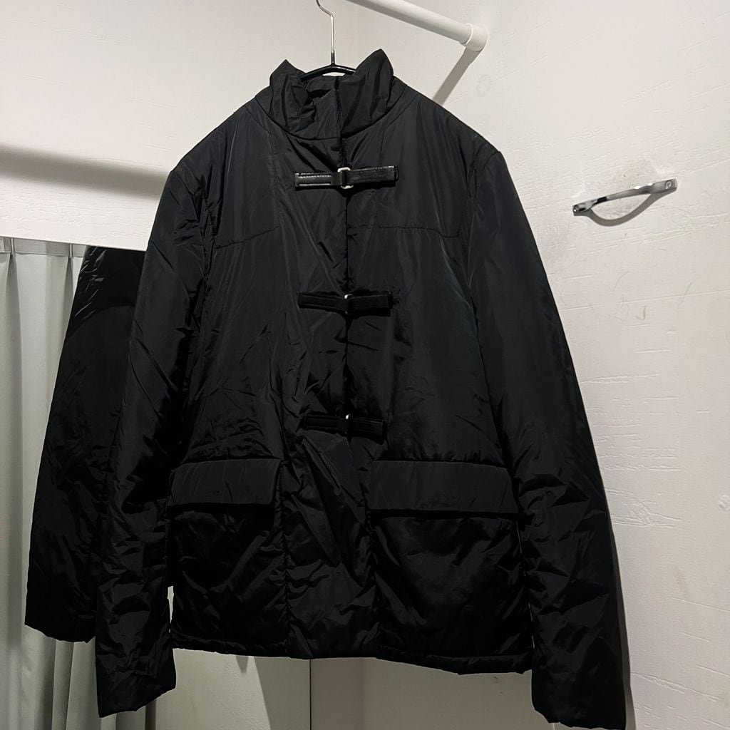 PRADA プラダ 99AW Leather Belt China Jacket ナイロンジャケット
