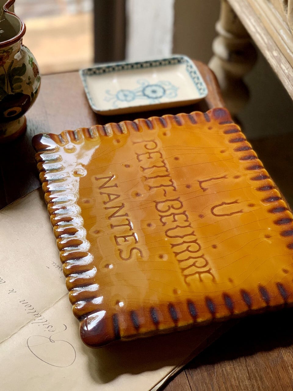 LU ビスケット プレート 陶器 | Brocante de La Cocotte （フランス