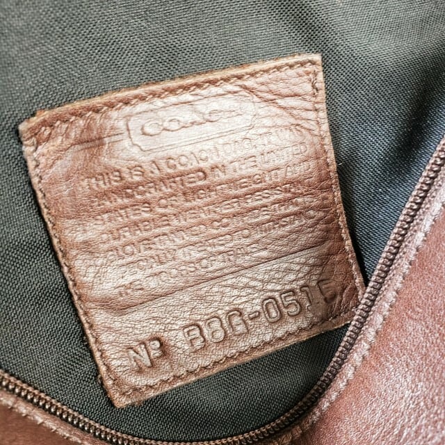 オールドコーチ ☆USA製 レザー ウエストポーチ ブラウン ボディバッグ