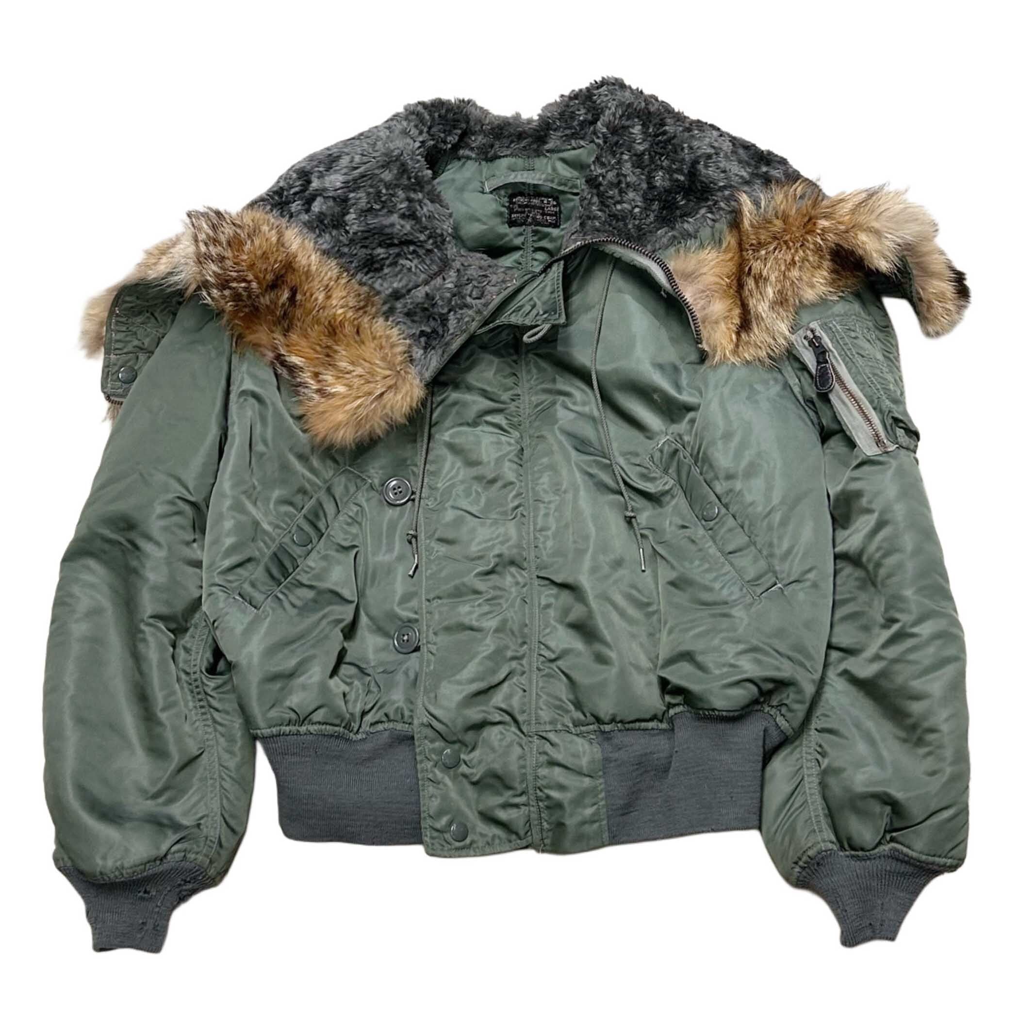 60s USAF N-2B フライトジャケット SKYLINE CLOTHING社製【L】 | BACK