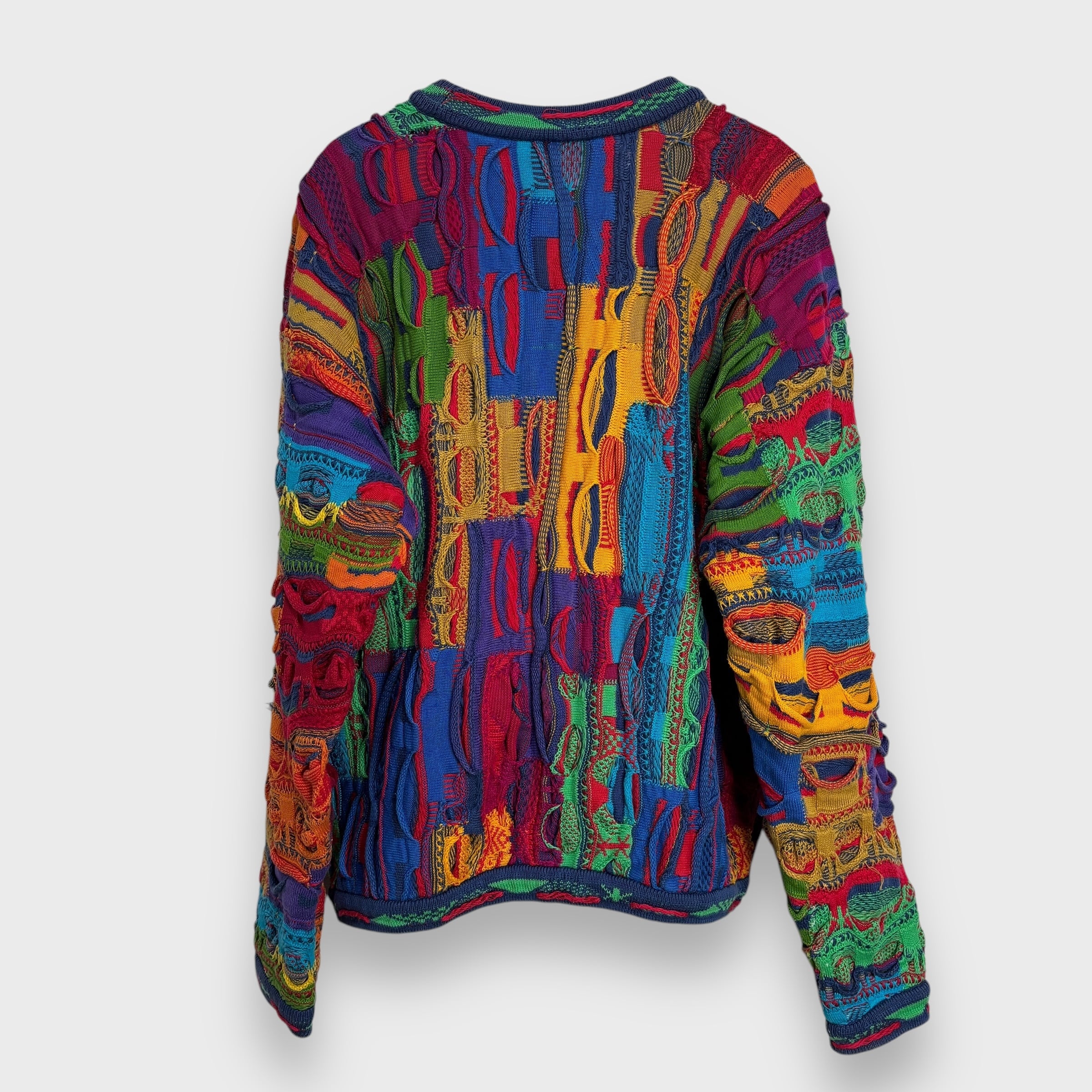 90s COOGI クージー 3Dニット 総柄ニット オーストラリア製 S | 古着屋 Uan