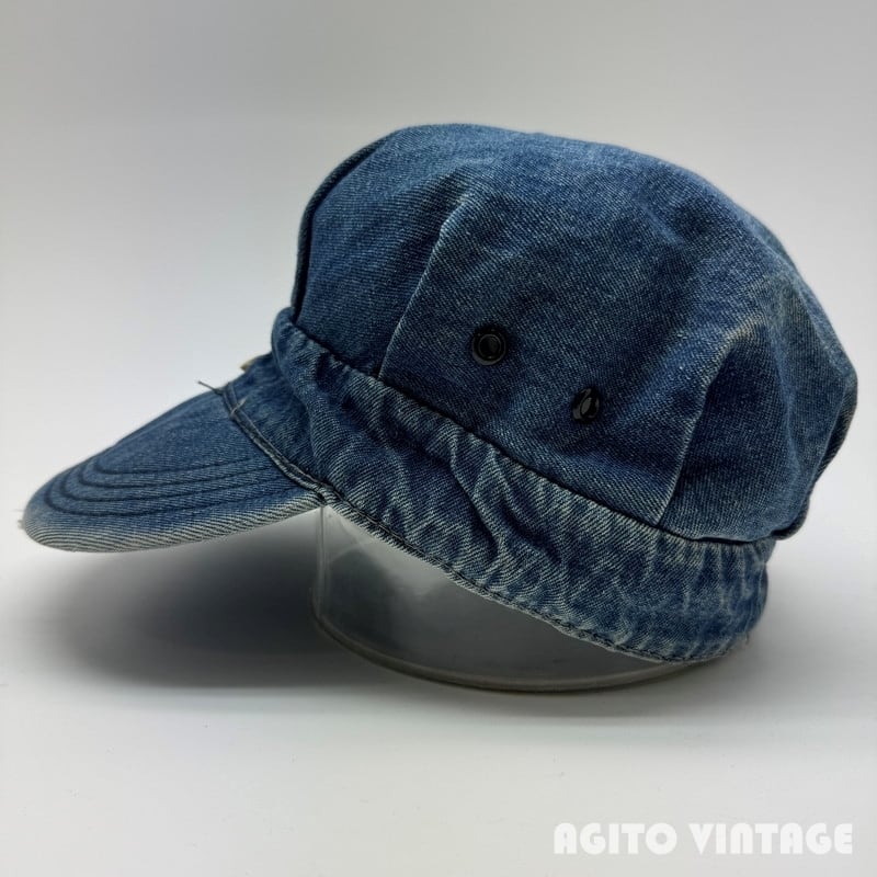 70's~ Lee Denim Work Cap リー デニムワークキャップ グッドフェード