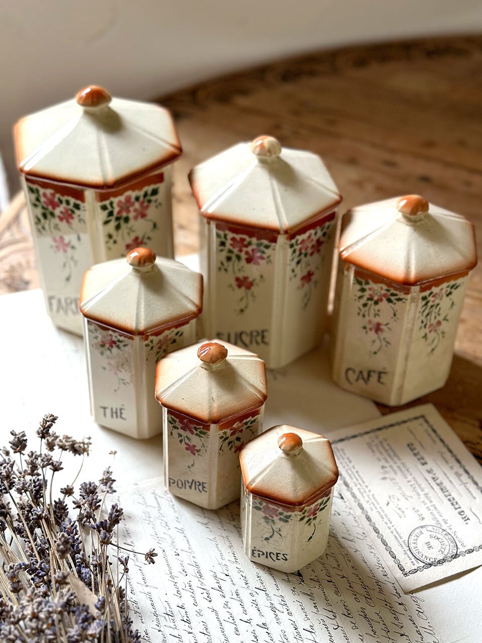 キャニスター | Brocante de La Cocotte （フランスアンティーク