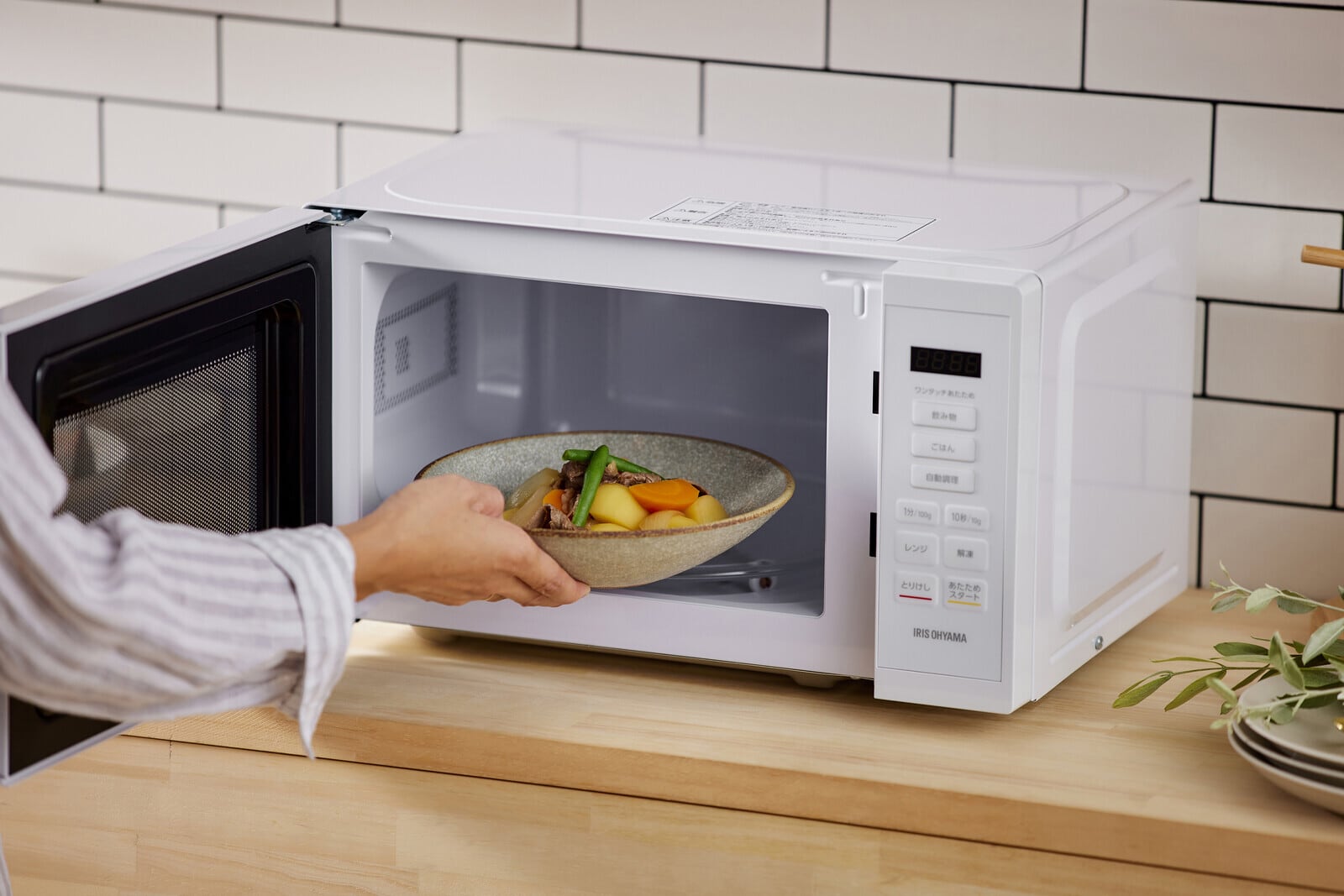 アイリスオーヤマ 電子レンジ 17L ターンテーブル IMB‑T178‑W ホワイト