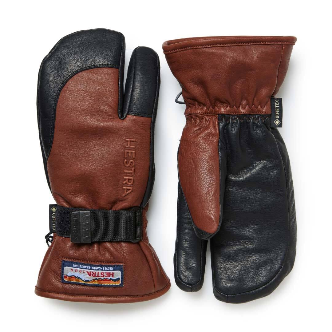 HESTRA 『 3-Finger GTX Full Leather 』 スノーボード グローブ