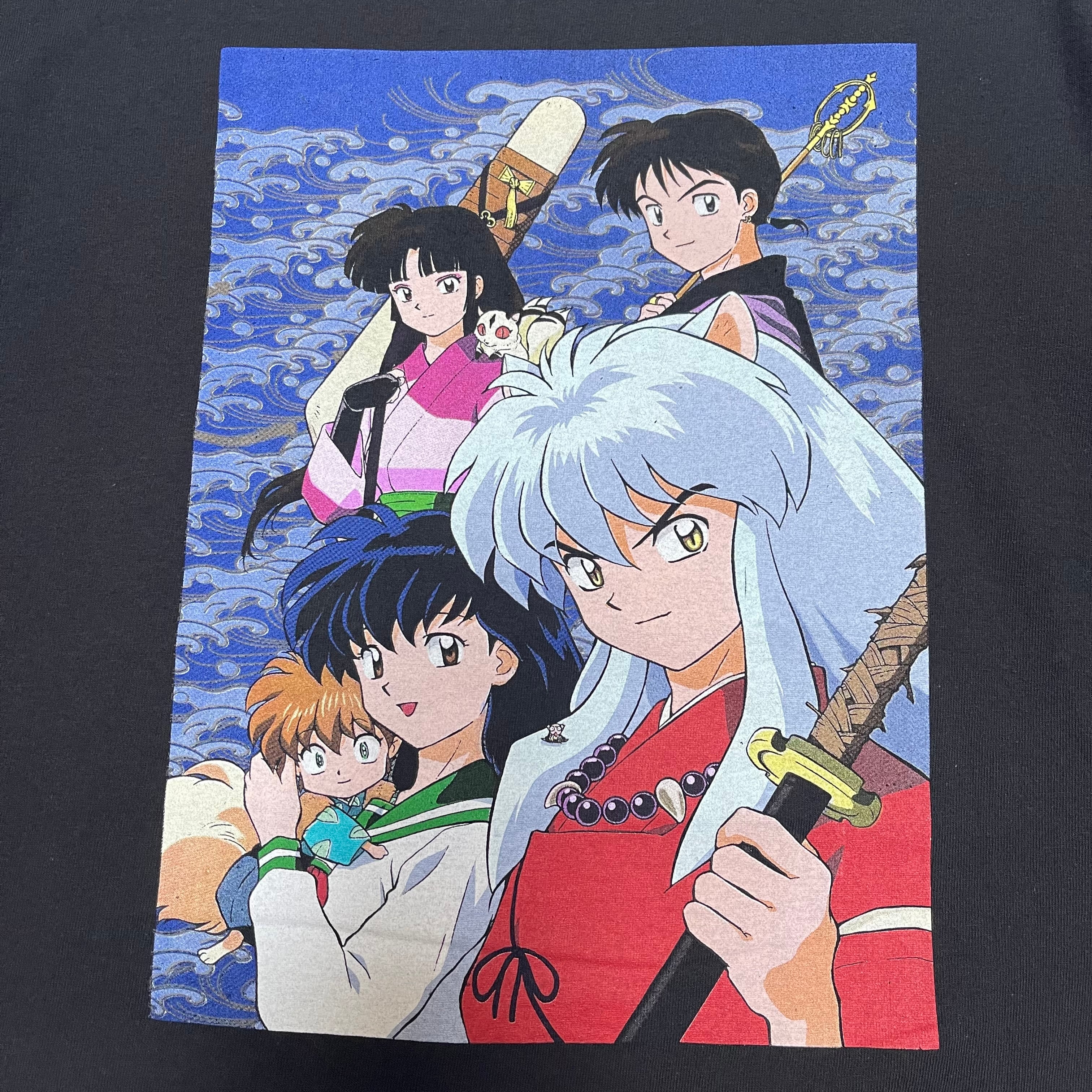 00's 犬夜叉 アニメTシャツ 公式プリントタグ Mサイズ | 古着屋DIGDIG