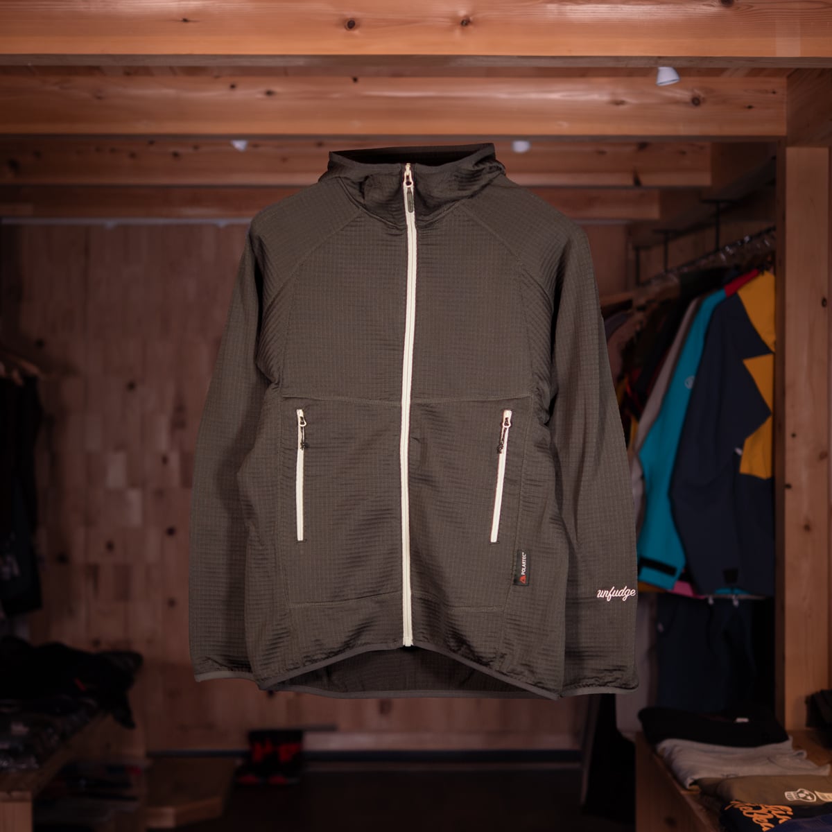 24 UN2100 Light weight fleece hoody | unfudge ONLINE STORE