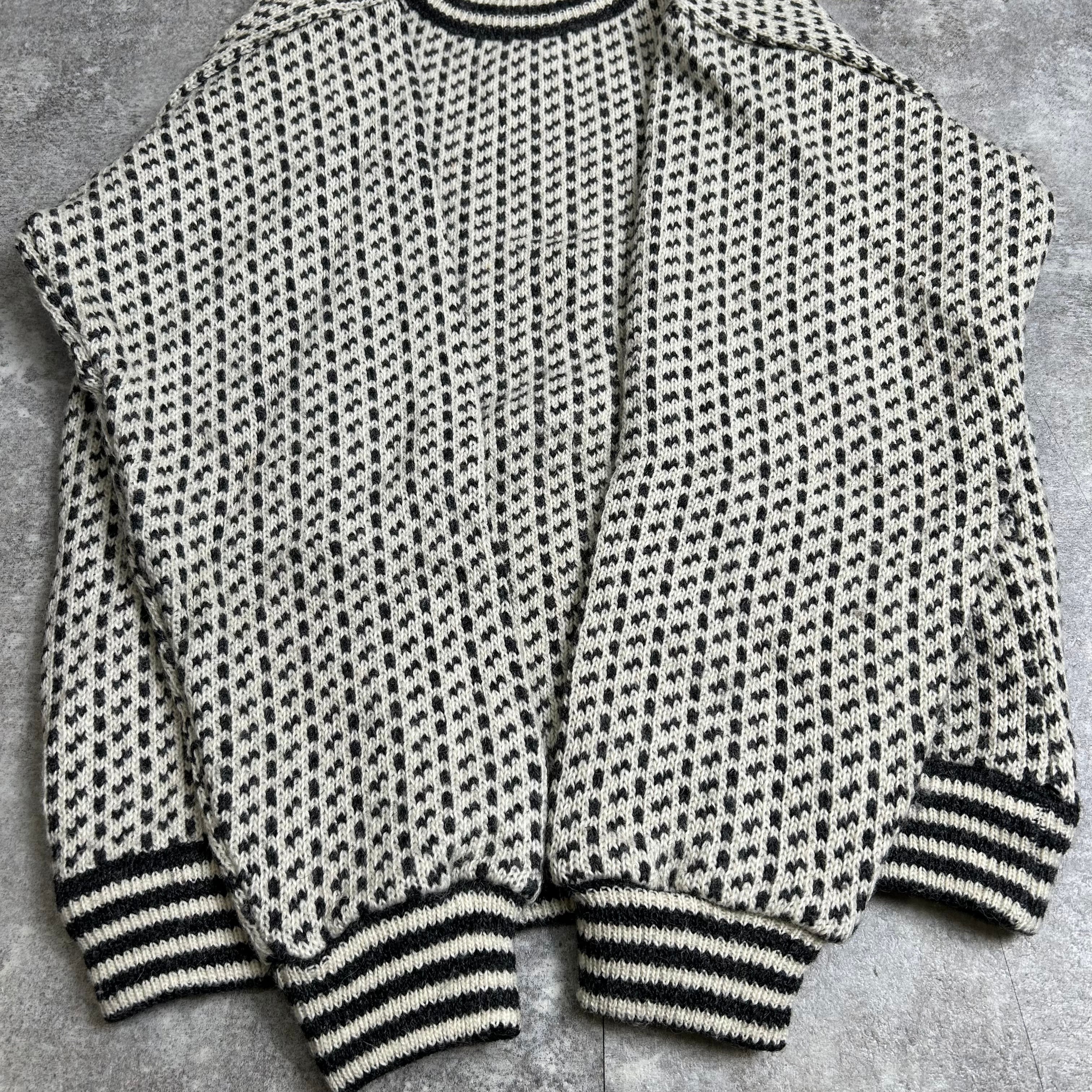 80's 80s L.L Bean BIRDS EYE KNIT エルエルビーン バーズアイニット