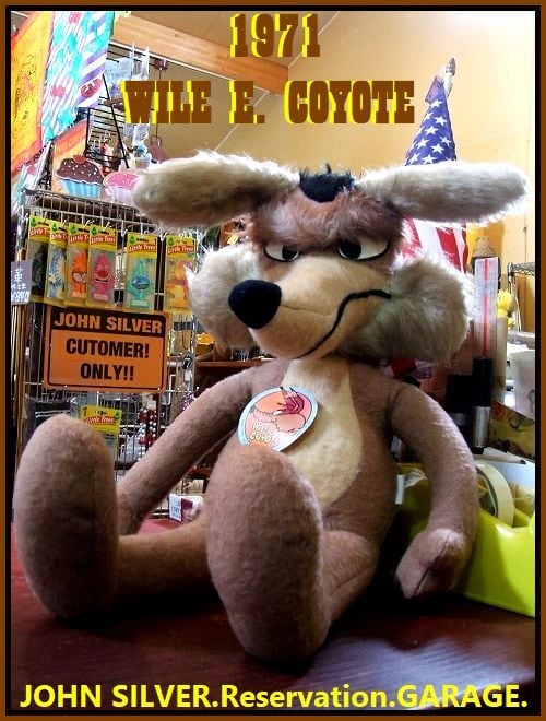 ワイリー・コヨーテ ぬいぐるみ ビンテージ90sタグ付き ワイリー