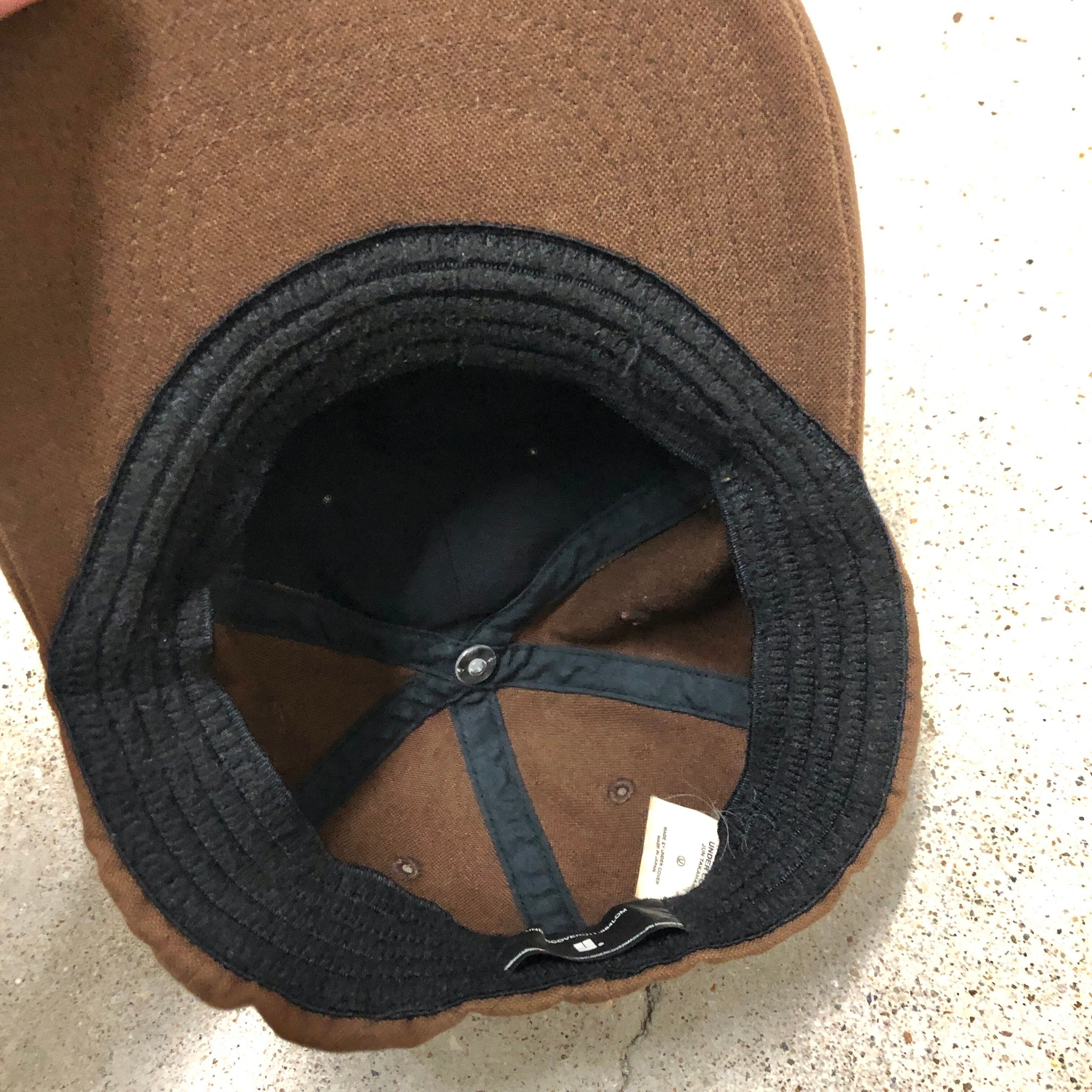 00s UNDERCOVER×HECTIC/SAMURAI Cap/侍/漢字/キャップ/ブラウン/W