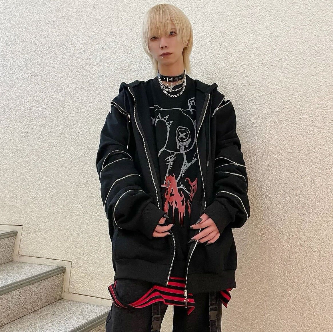 8ZIPパーカー(裏起毛) | VOLCAN&APHRODITE