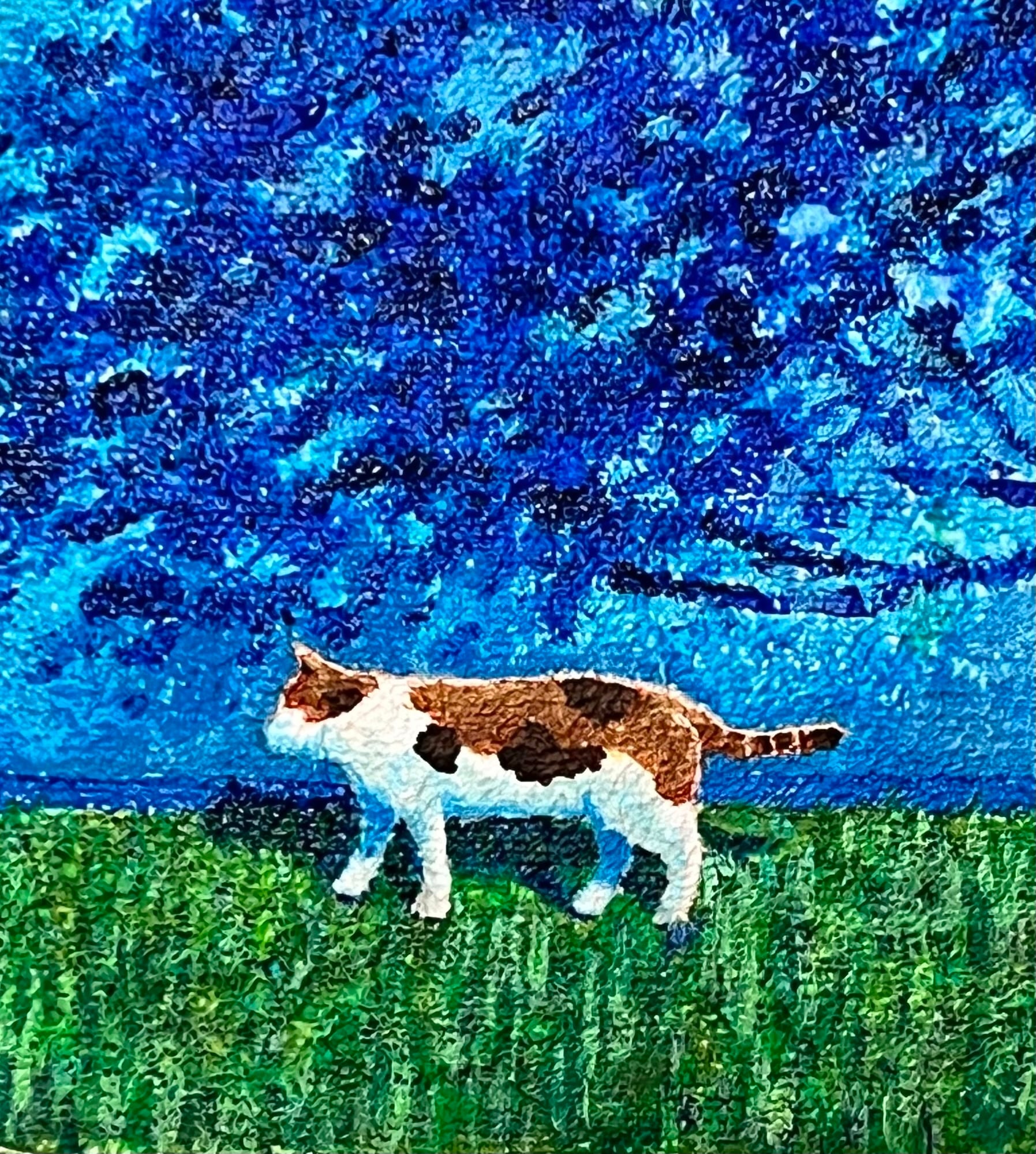 小さな幸せ見つけたよ(アクリル画/キャンバスF3号) | KEITA PASTEL